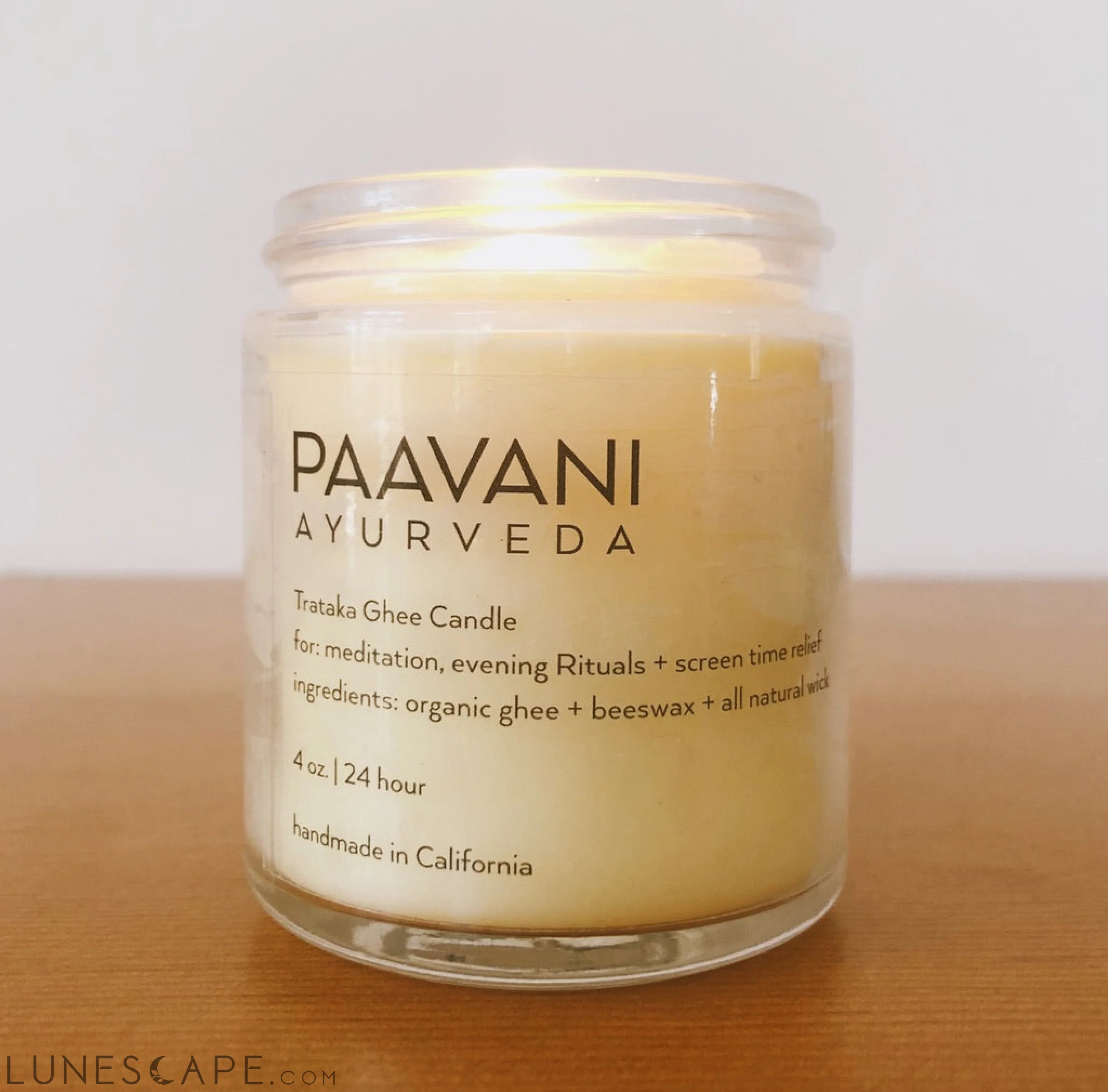 Trataka Ghee Candle LUNESCAPE