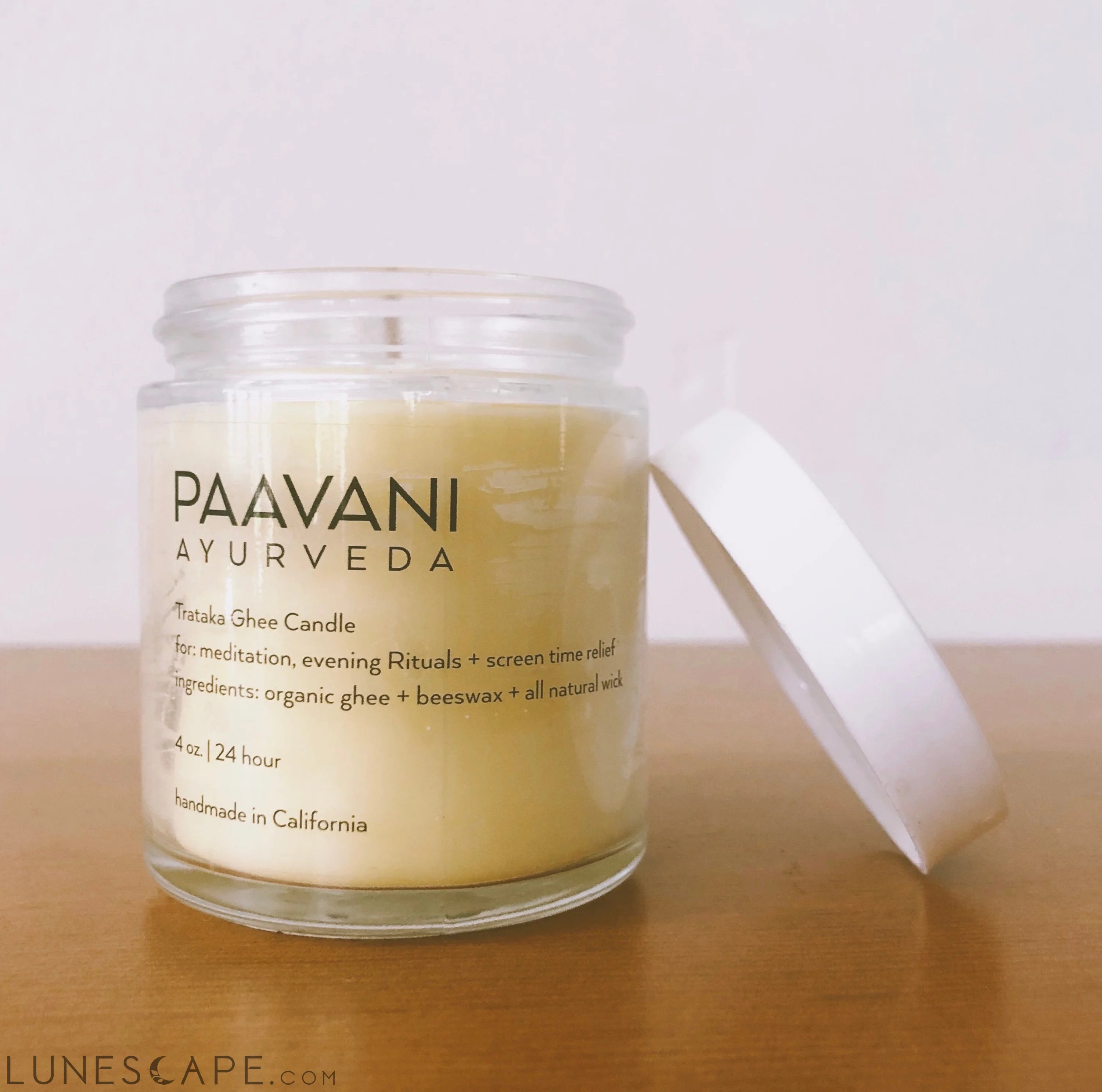 Trataka Ghee Candle LUNESCAPE