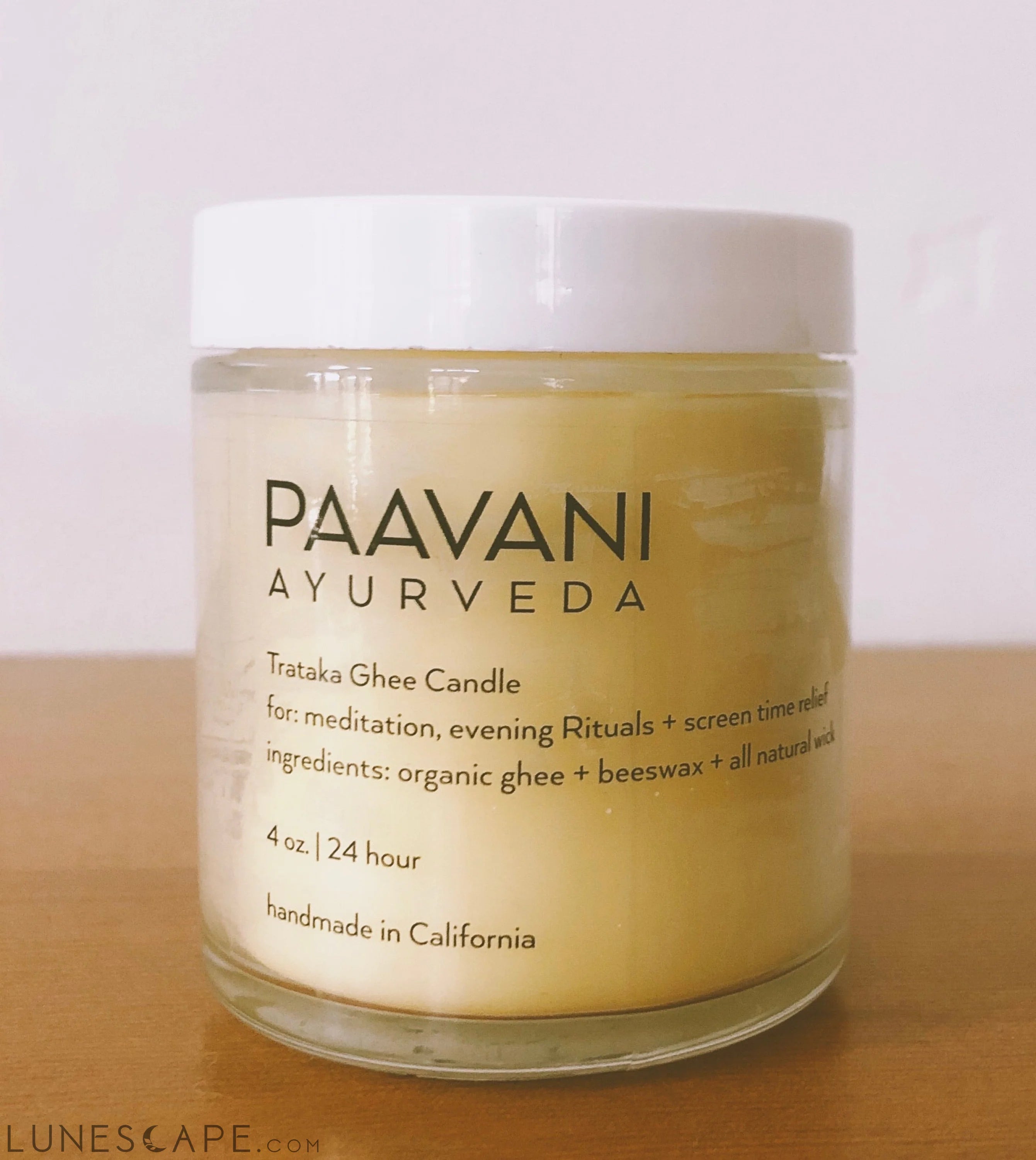 Trataka Ghee Candle LUNESCAPE