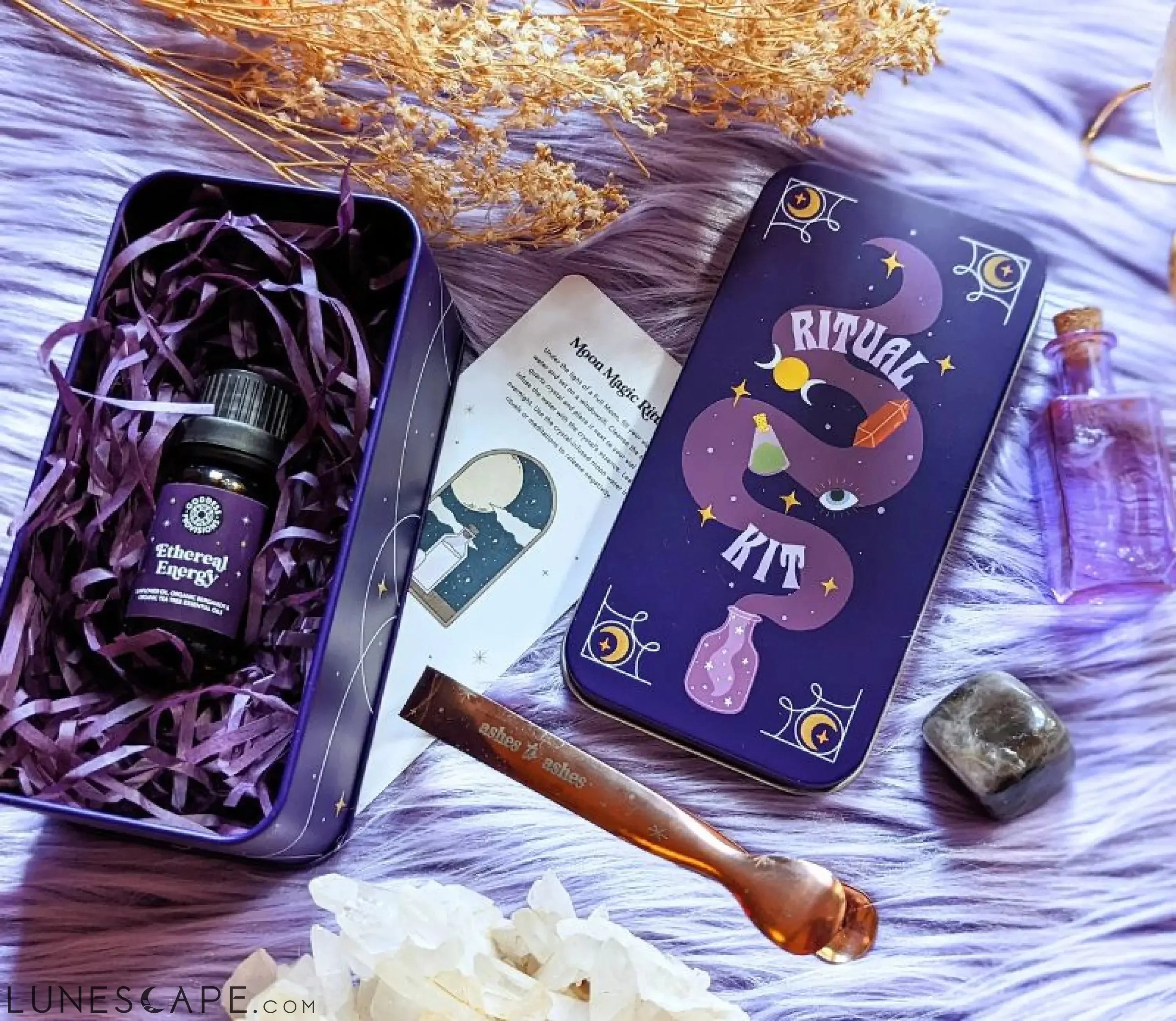 Travel Essential Oils Ritual Kit LUNESCAPE