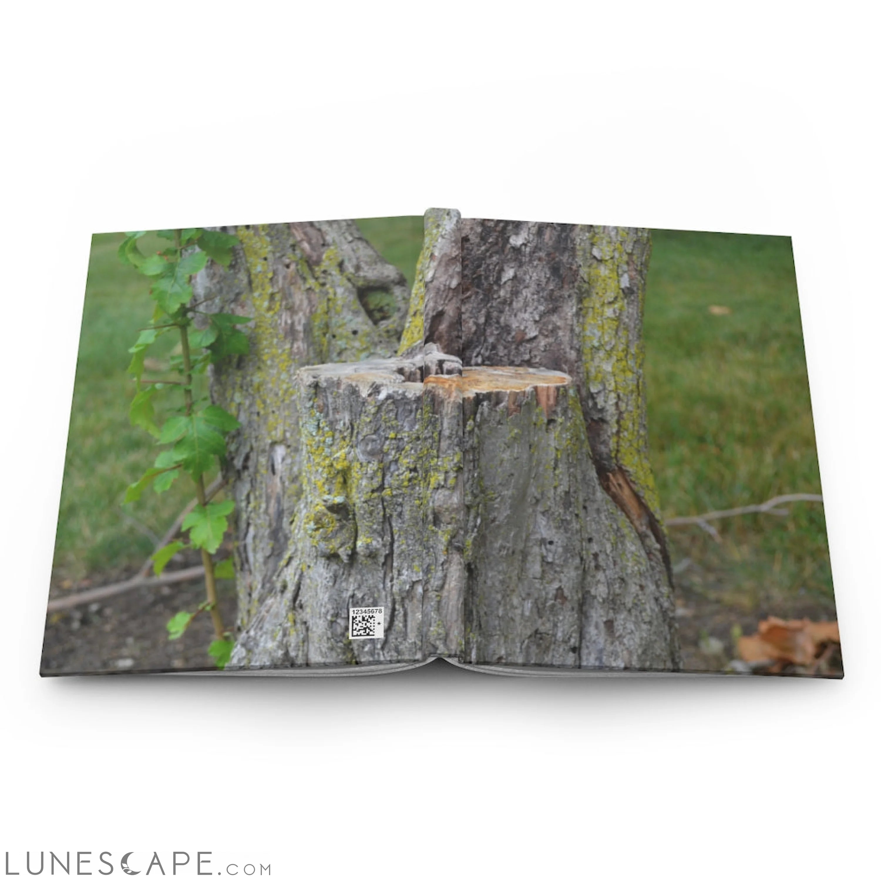 Tree Stump Hardcover Journal Matte LUNESCAPE