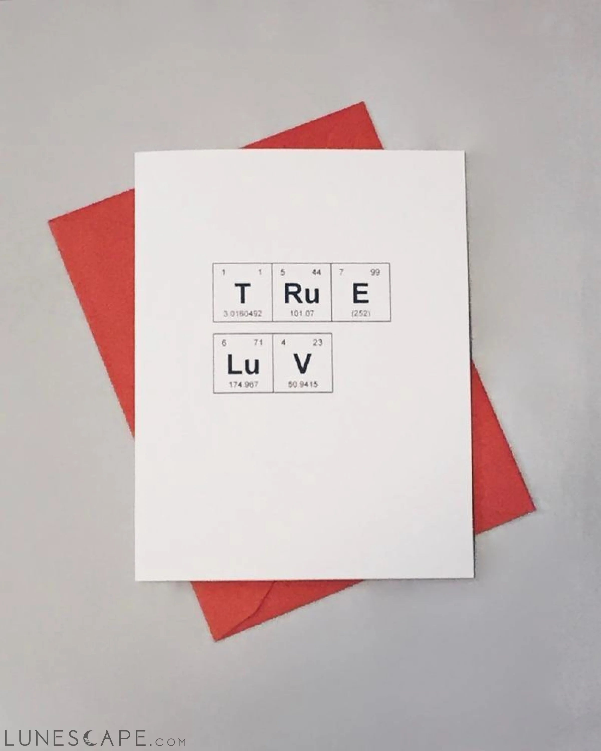 True Love Greeting Card LUNESCAPE