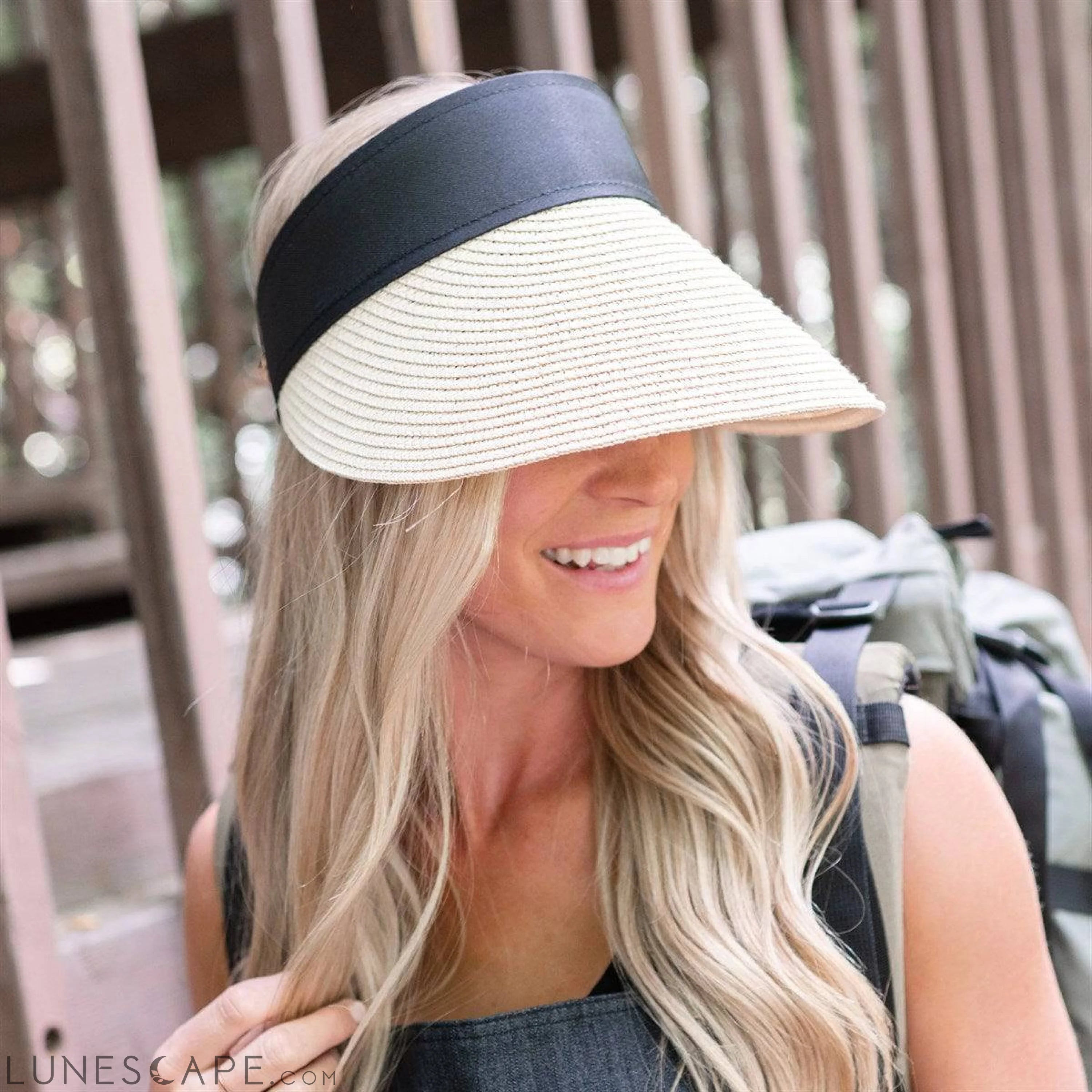 Truly Contagious Adventure Rollable Straw Visor LUNESCAPE