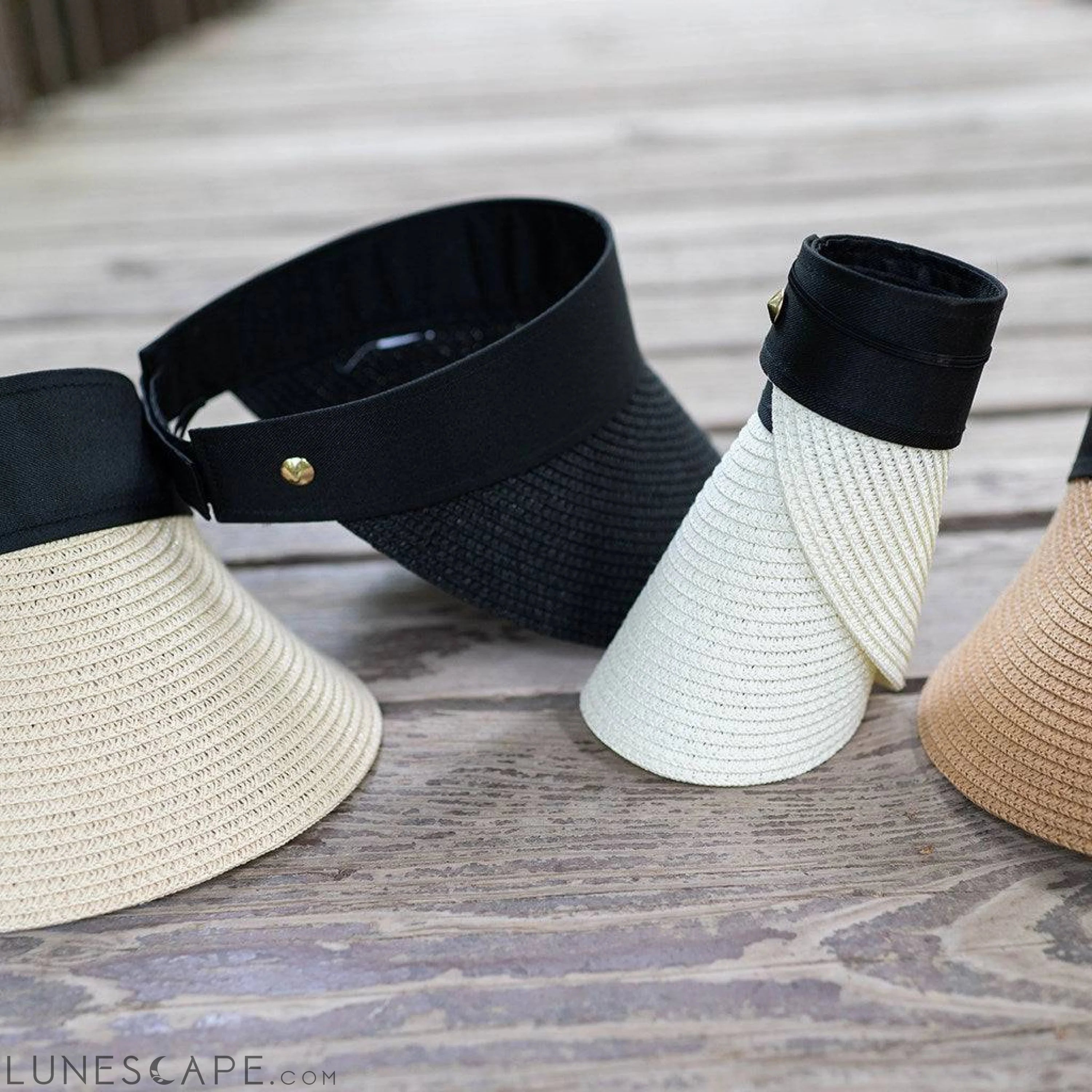 Truly Contagious Adventure Rollable Straw Visor LUNESCAPE