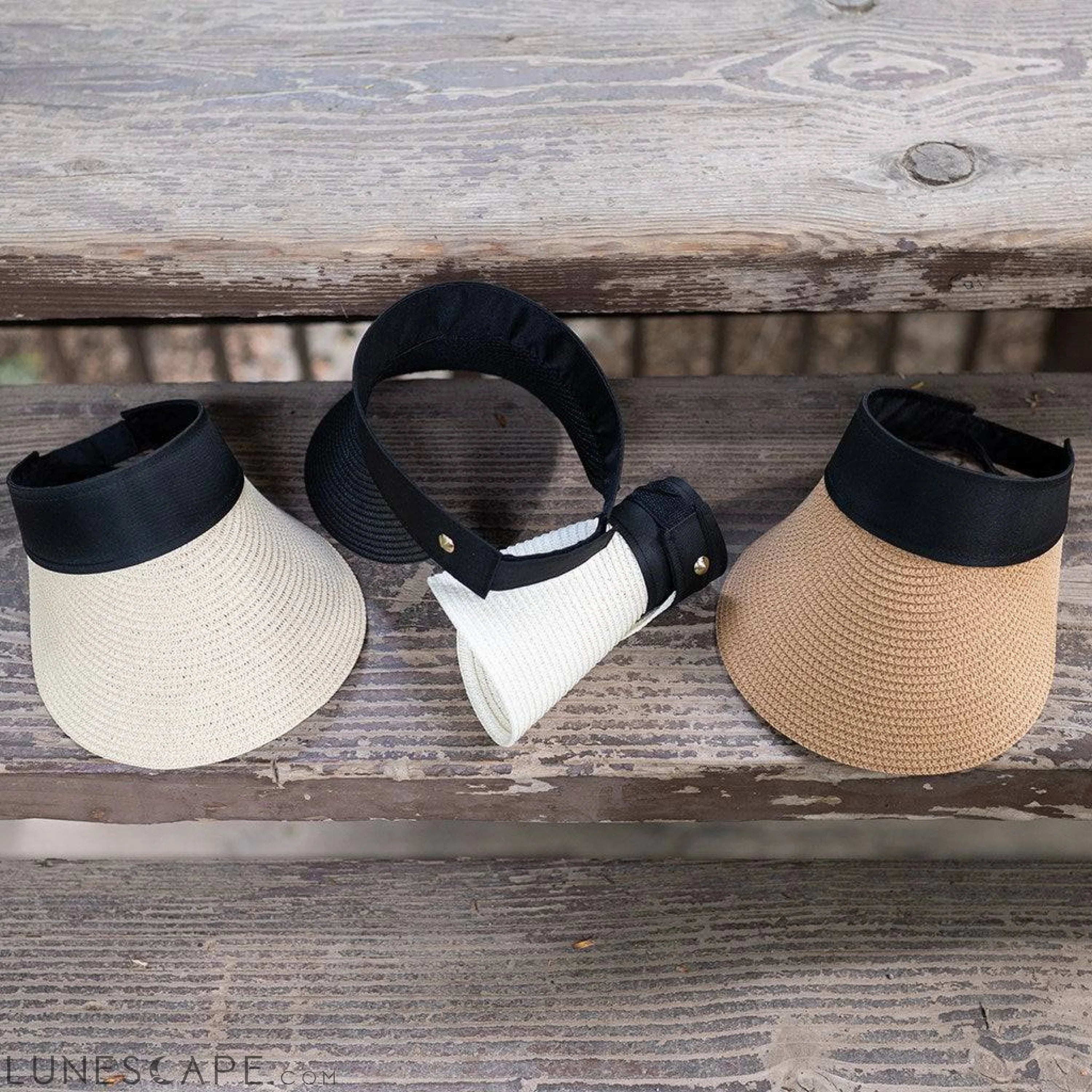Truly Contagious Adventure Rollable Straw Visor LUNESCAPE