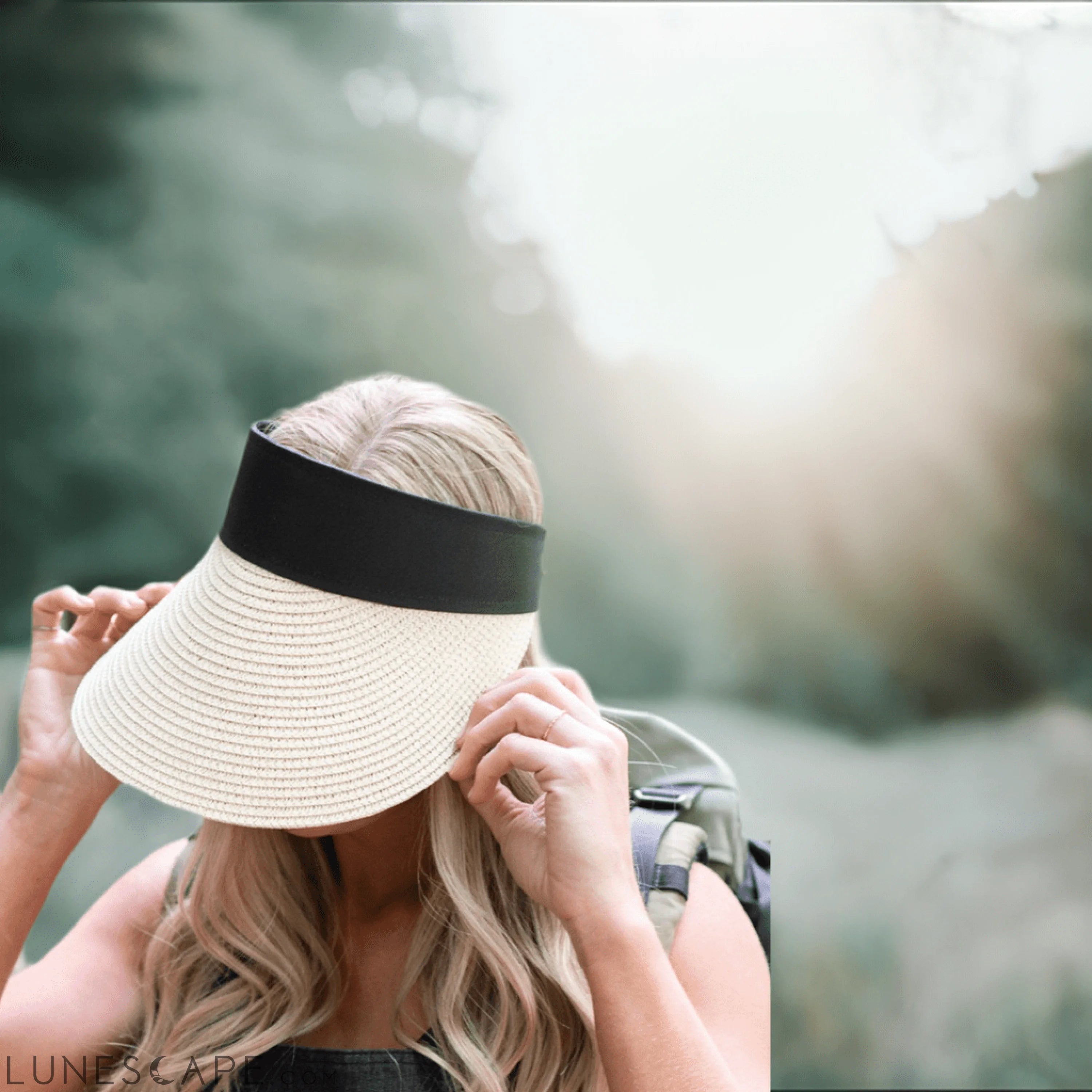 Truly Contagious Adventure Rollable Straw Visor LUNESCAPE