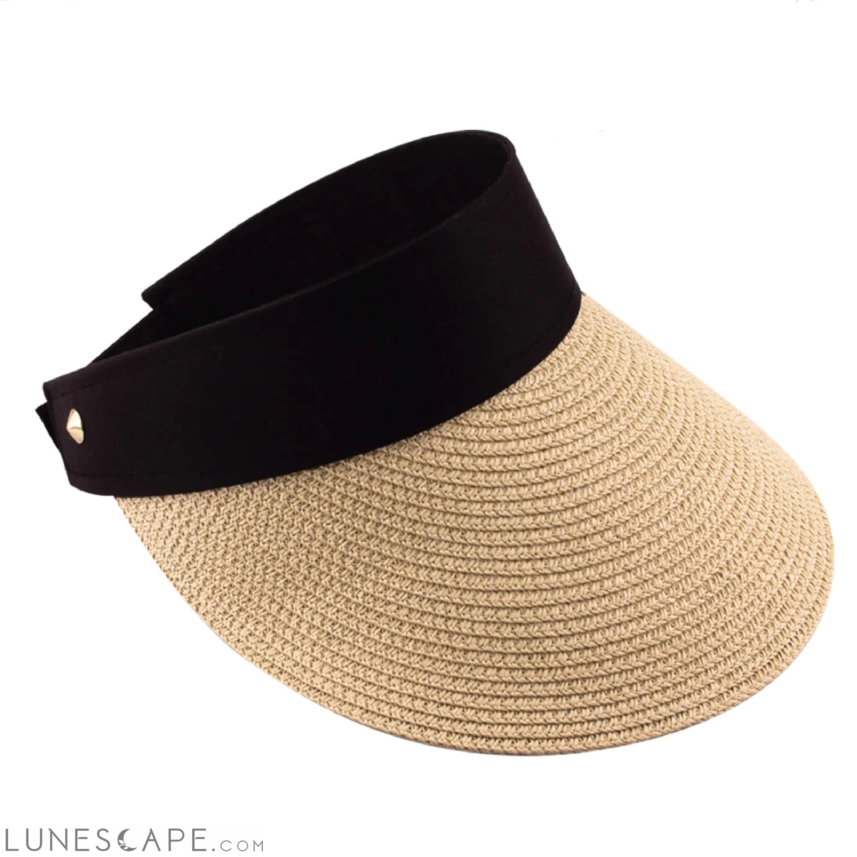 Truly Contagious Adventure Rollable Straw Visor LUNESCAPE