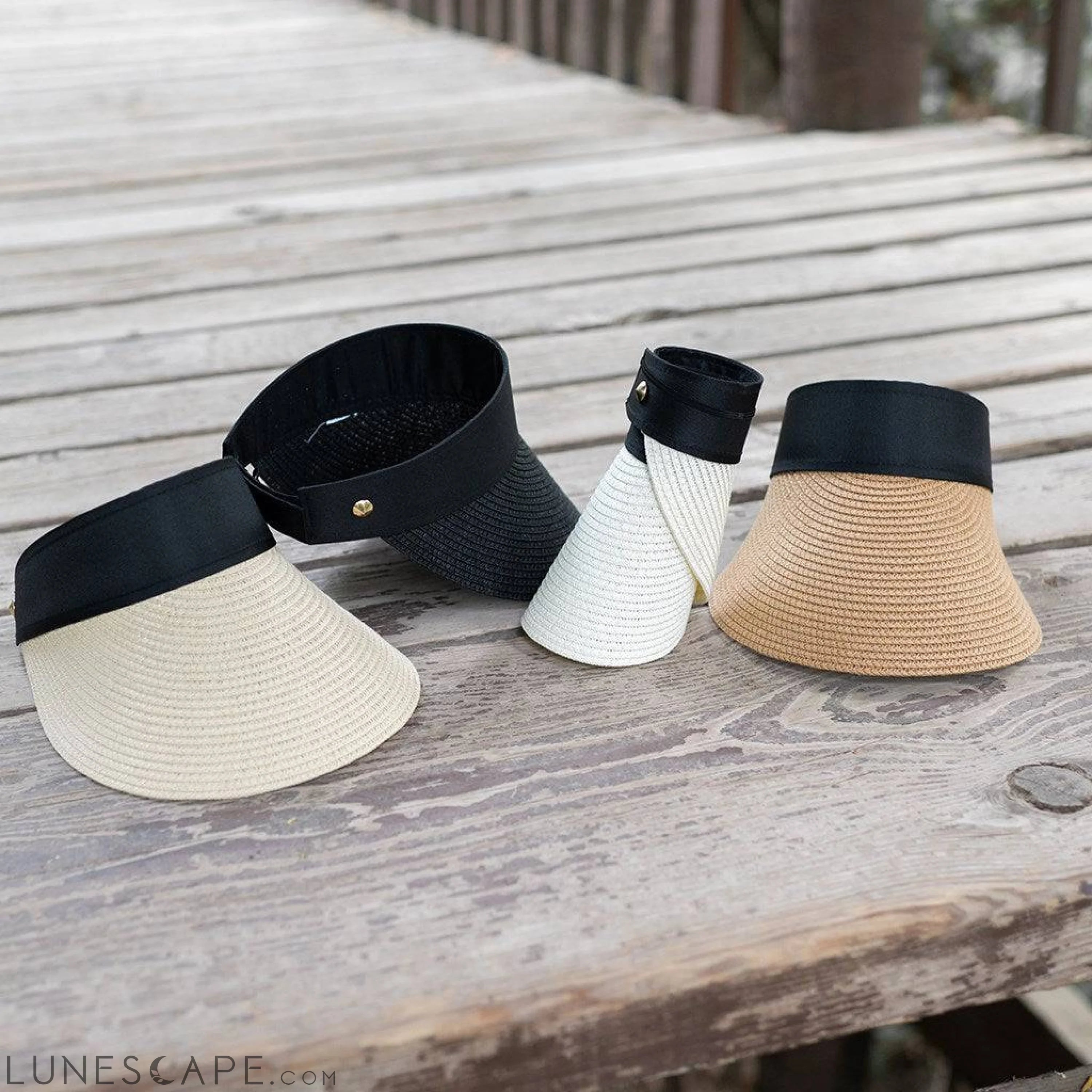 Truly Contagious Adventure Rollable Straw Visor LUNESCAPE