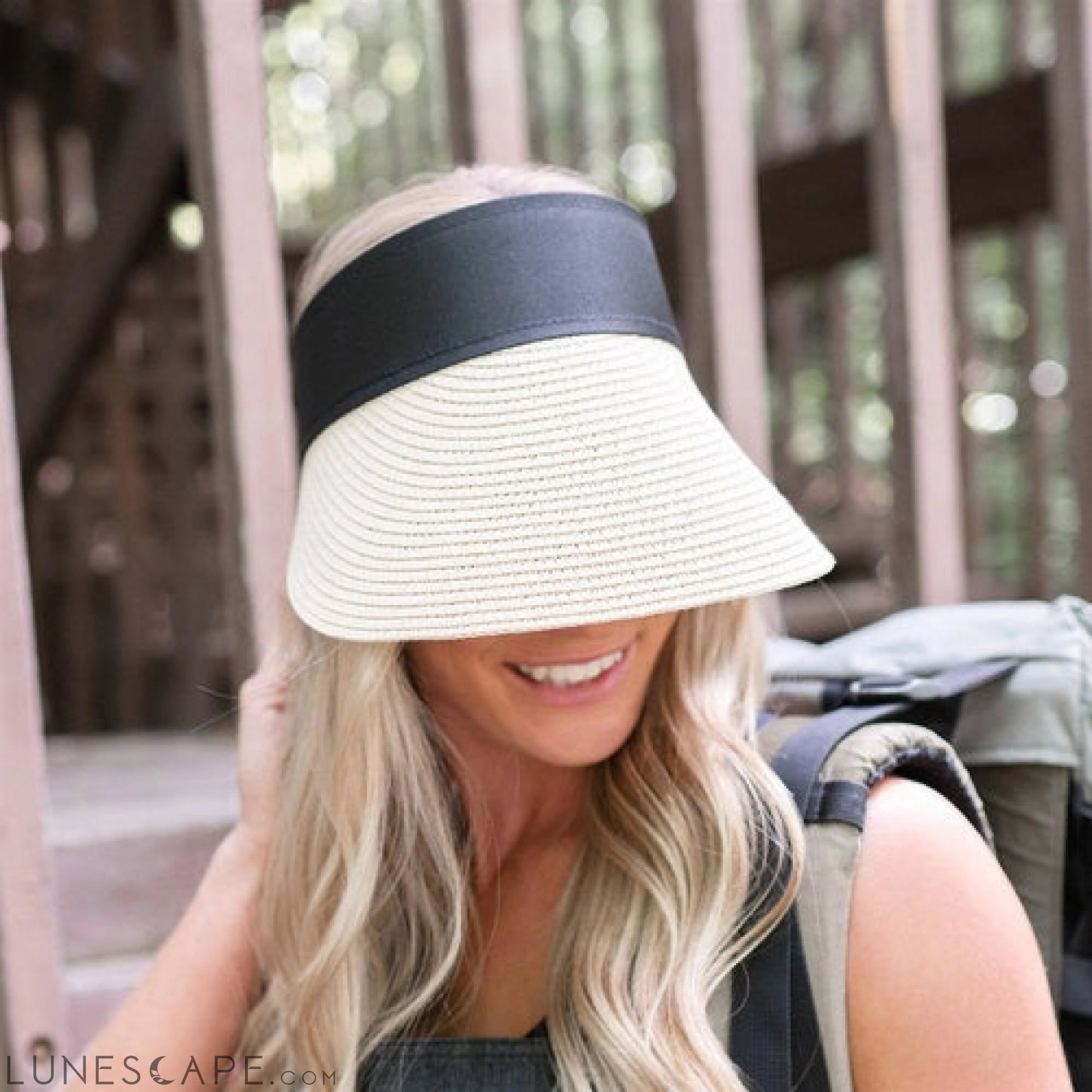 Truly Contagious Adventure Rollable Straw Visor LUNESCAPE