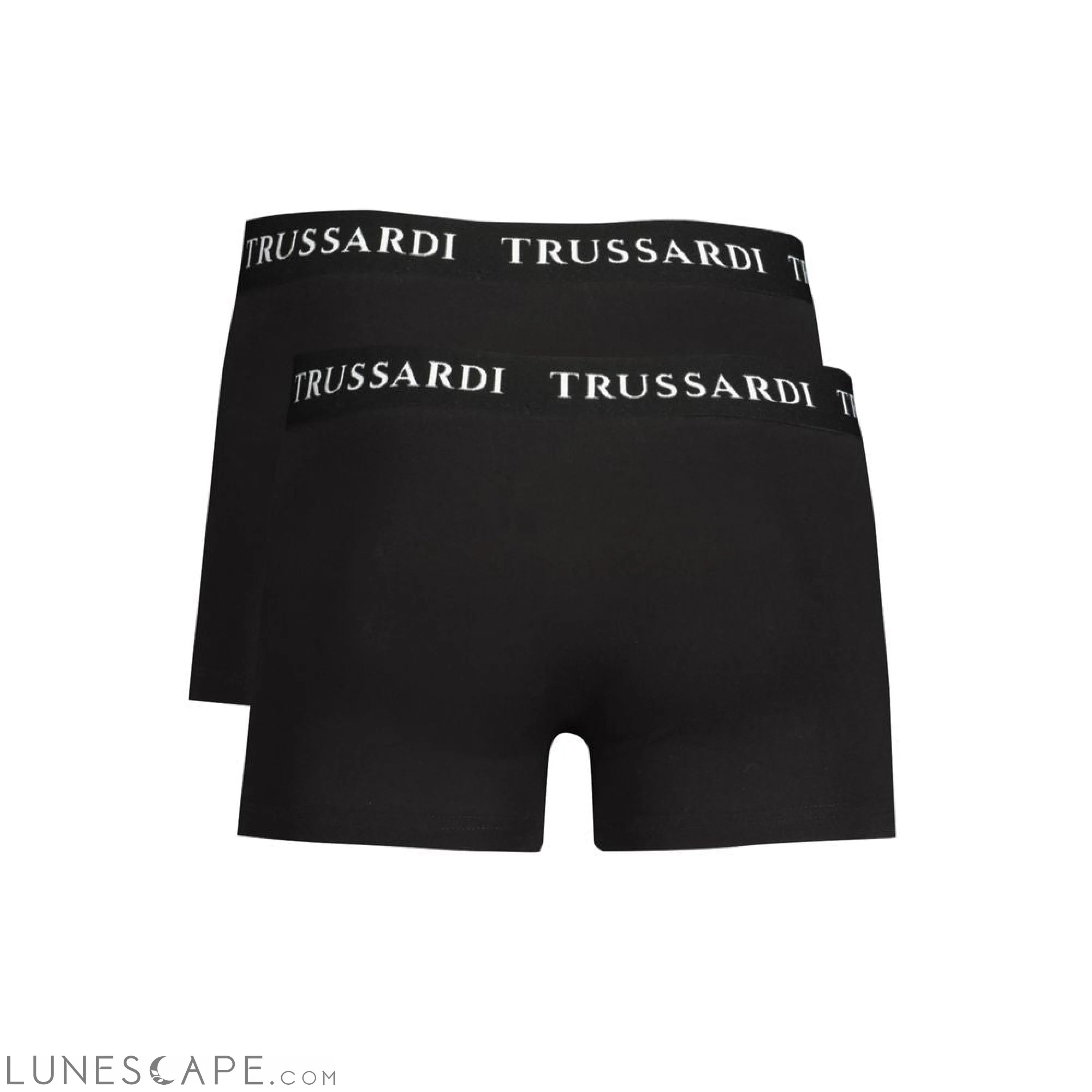 Trussardi Black Cotton Underwear L Boxer Briefs