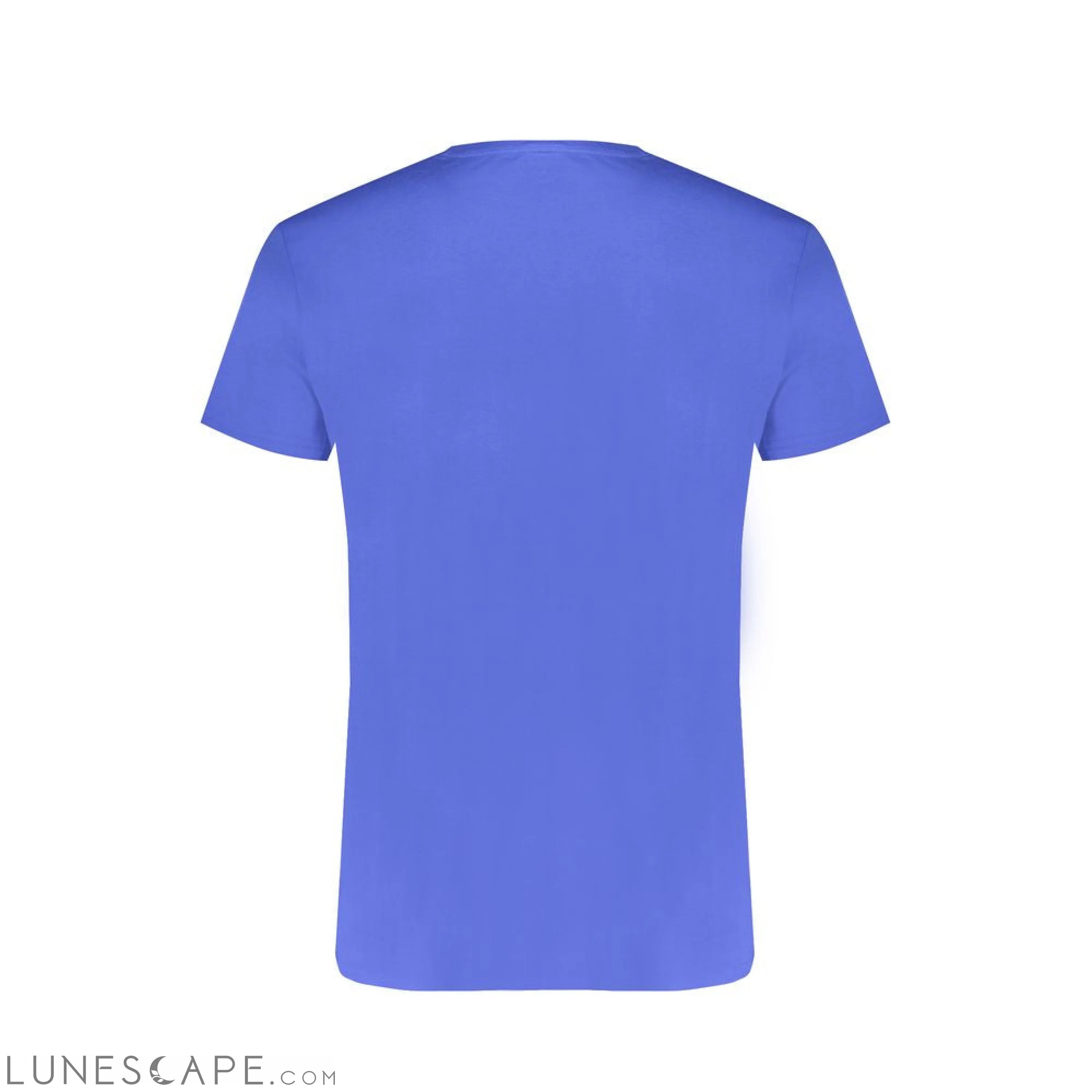 Trussardi Blue Cotton T-Shirt LUNESCAPE