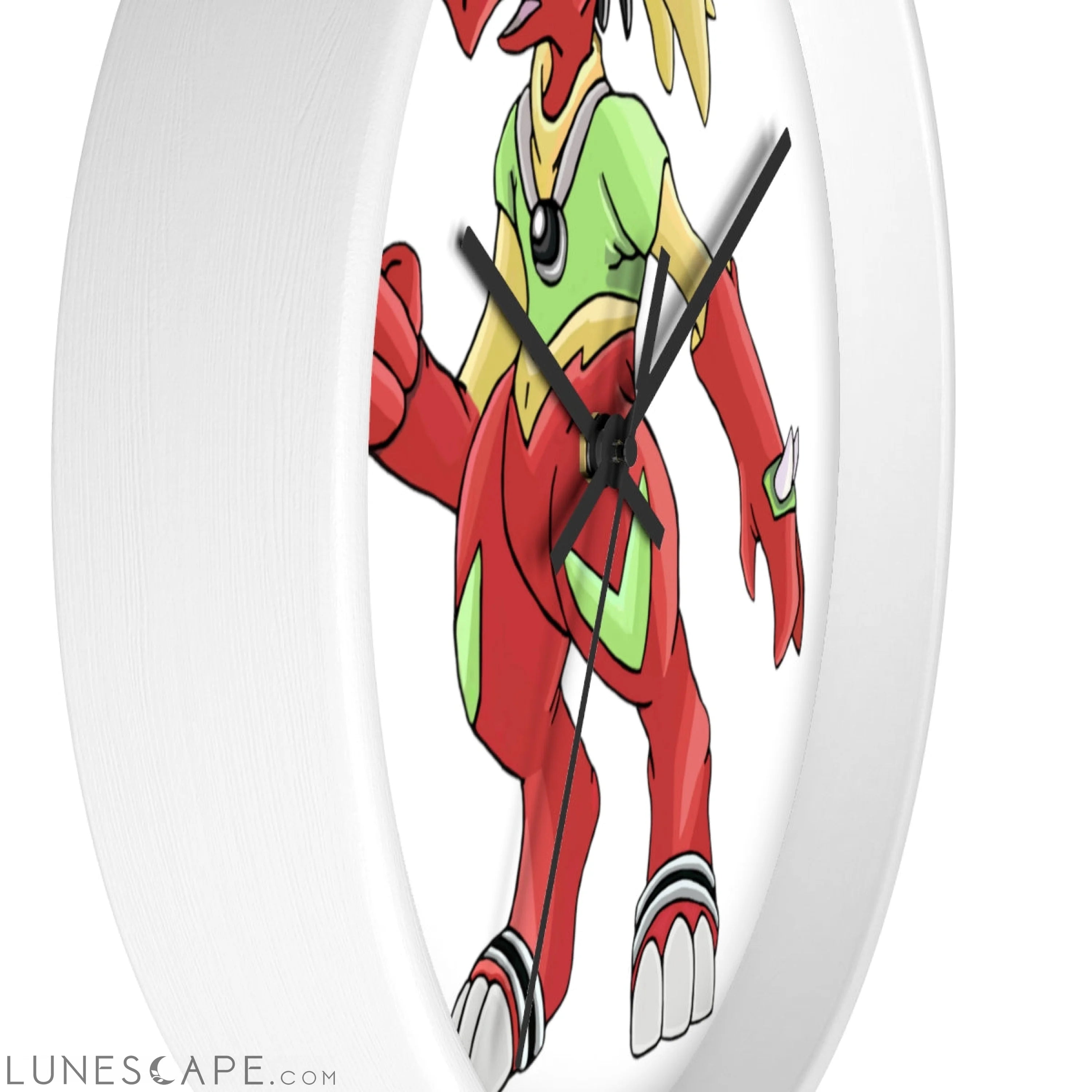 Tsostibird Wall clock LUNESCAPE