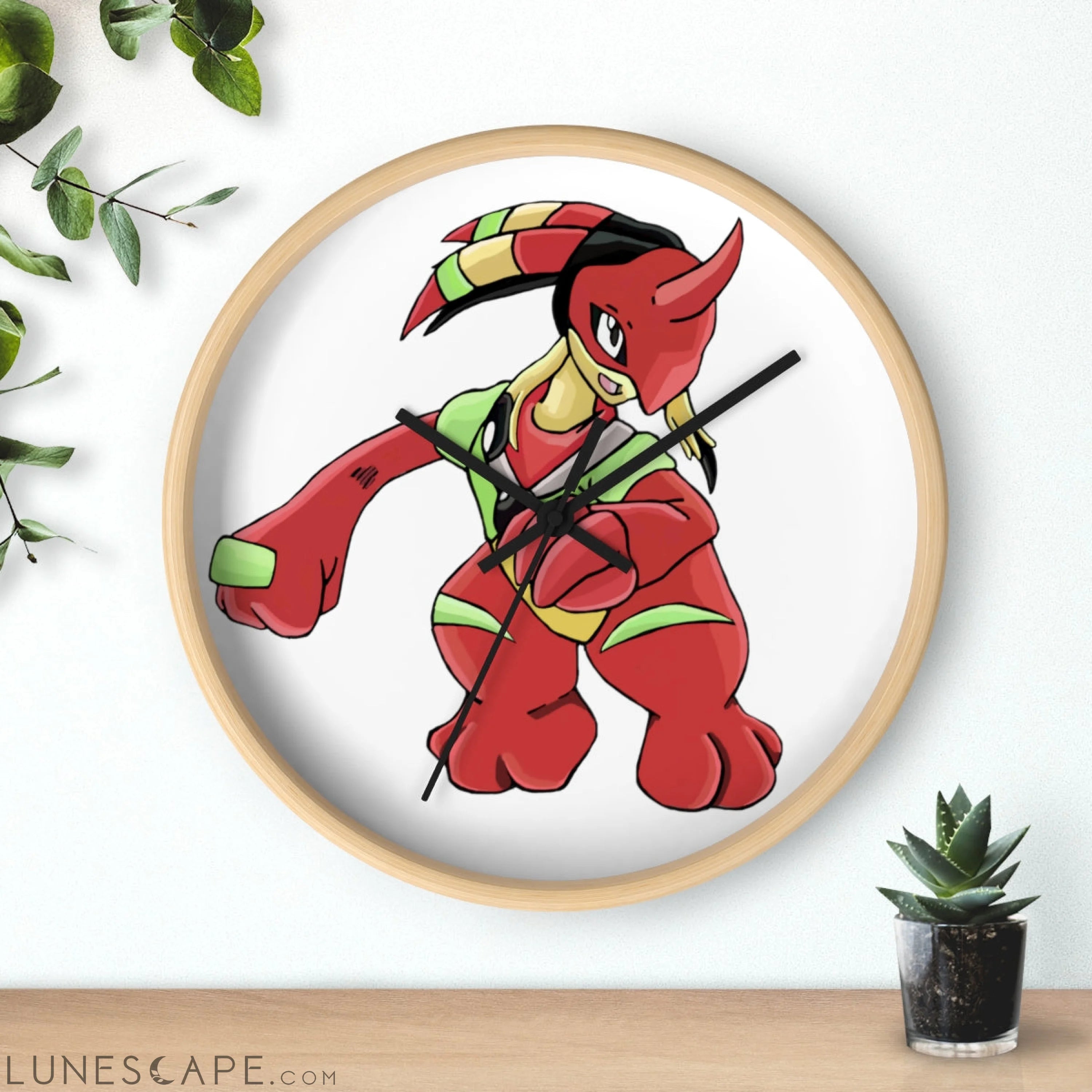 Tsostichan Wall clock LUNESCAPE