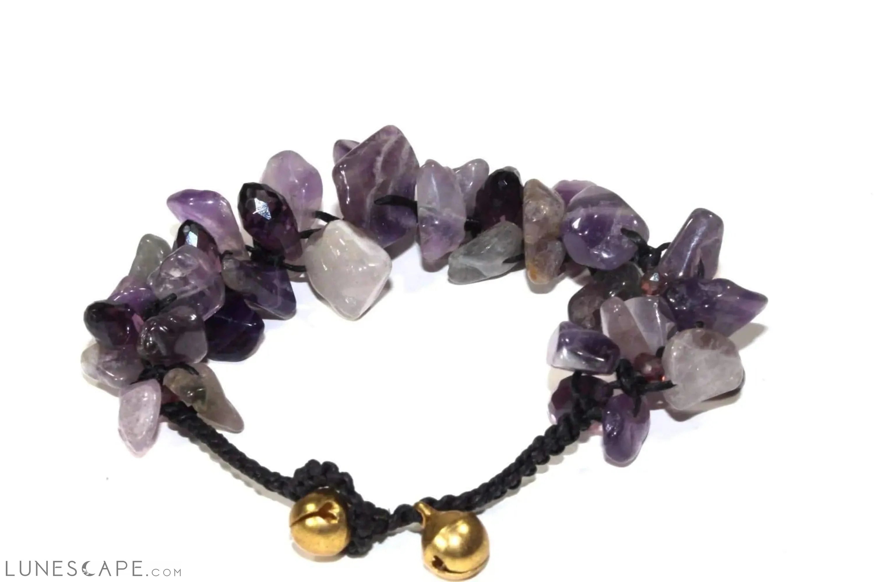 Tumbled Amethyst Bracelet LUNESCAPE