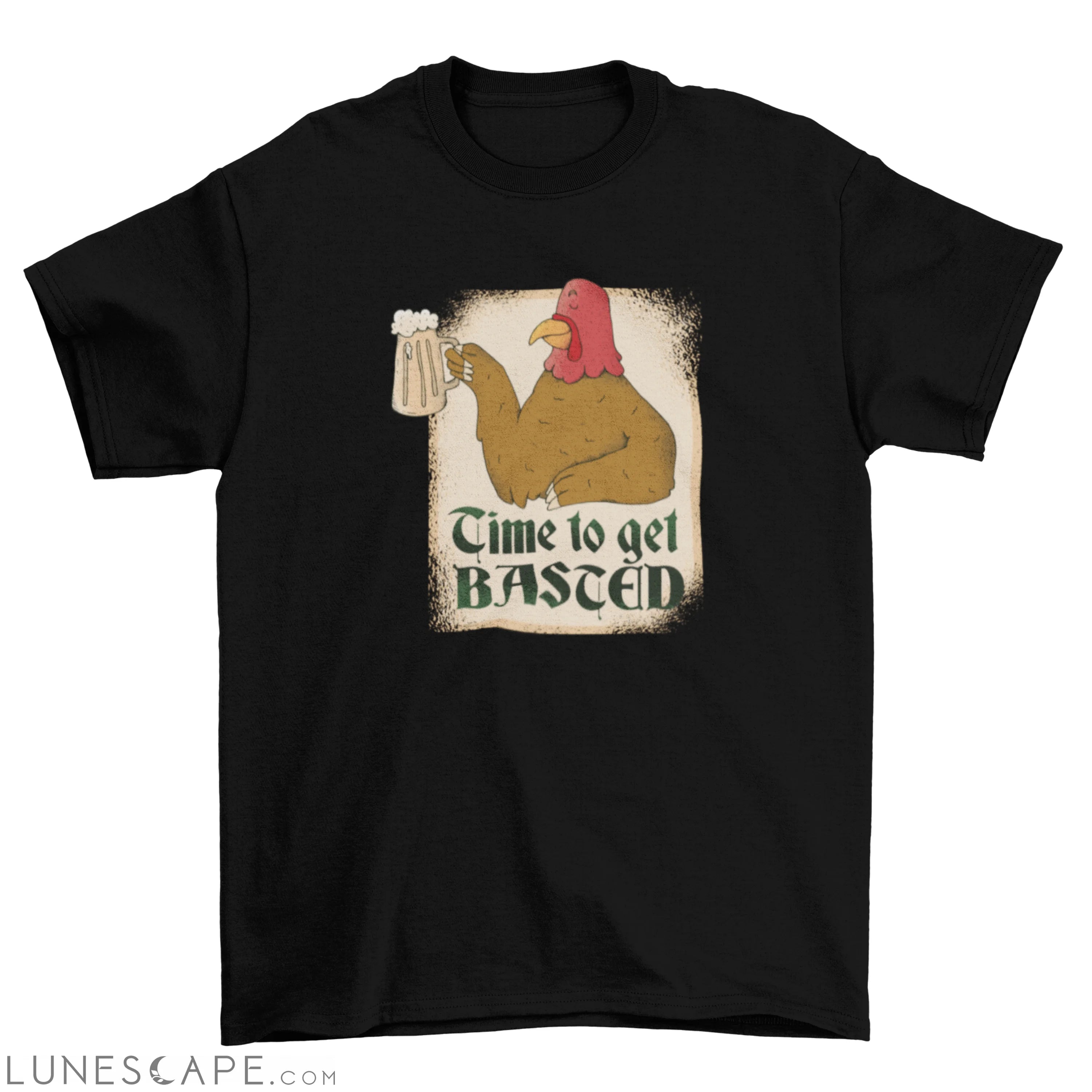Turkey Basted T-shirt Design LUNESCAPE
