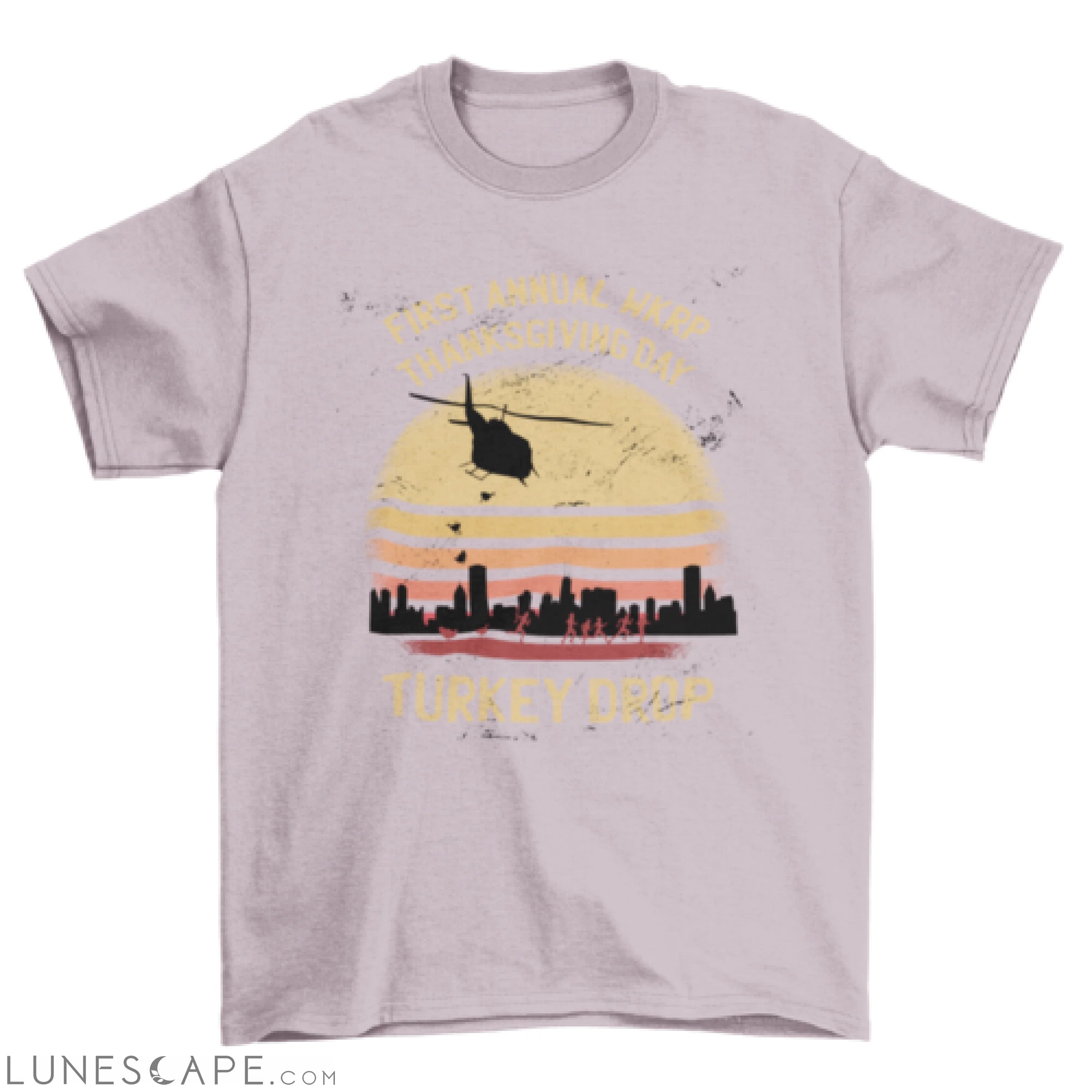 Turkey Drop Thanksgiving T-shirt LUNESCAPE