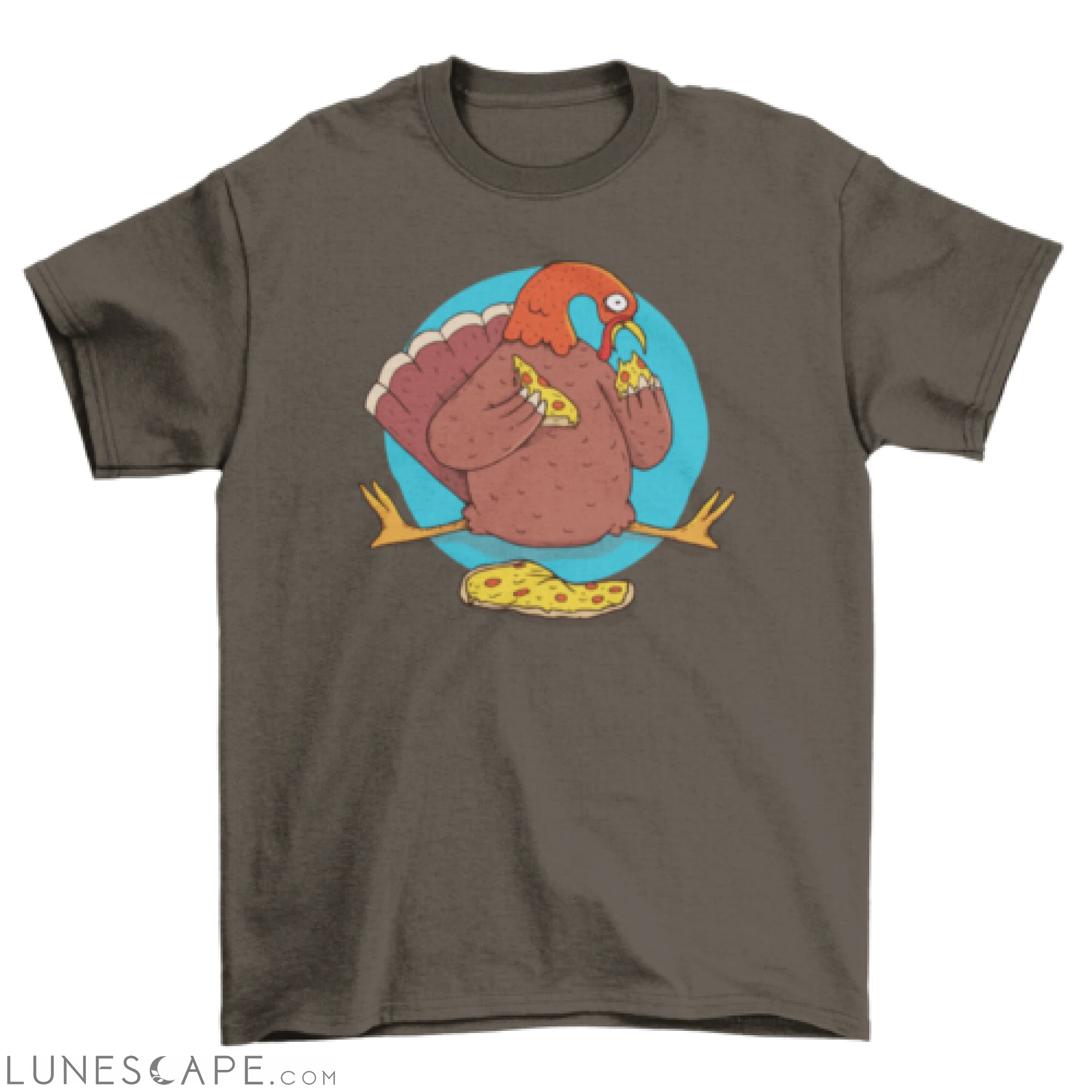 Turkey Pizza T-shirt LUNESCAPE
