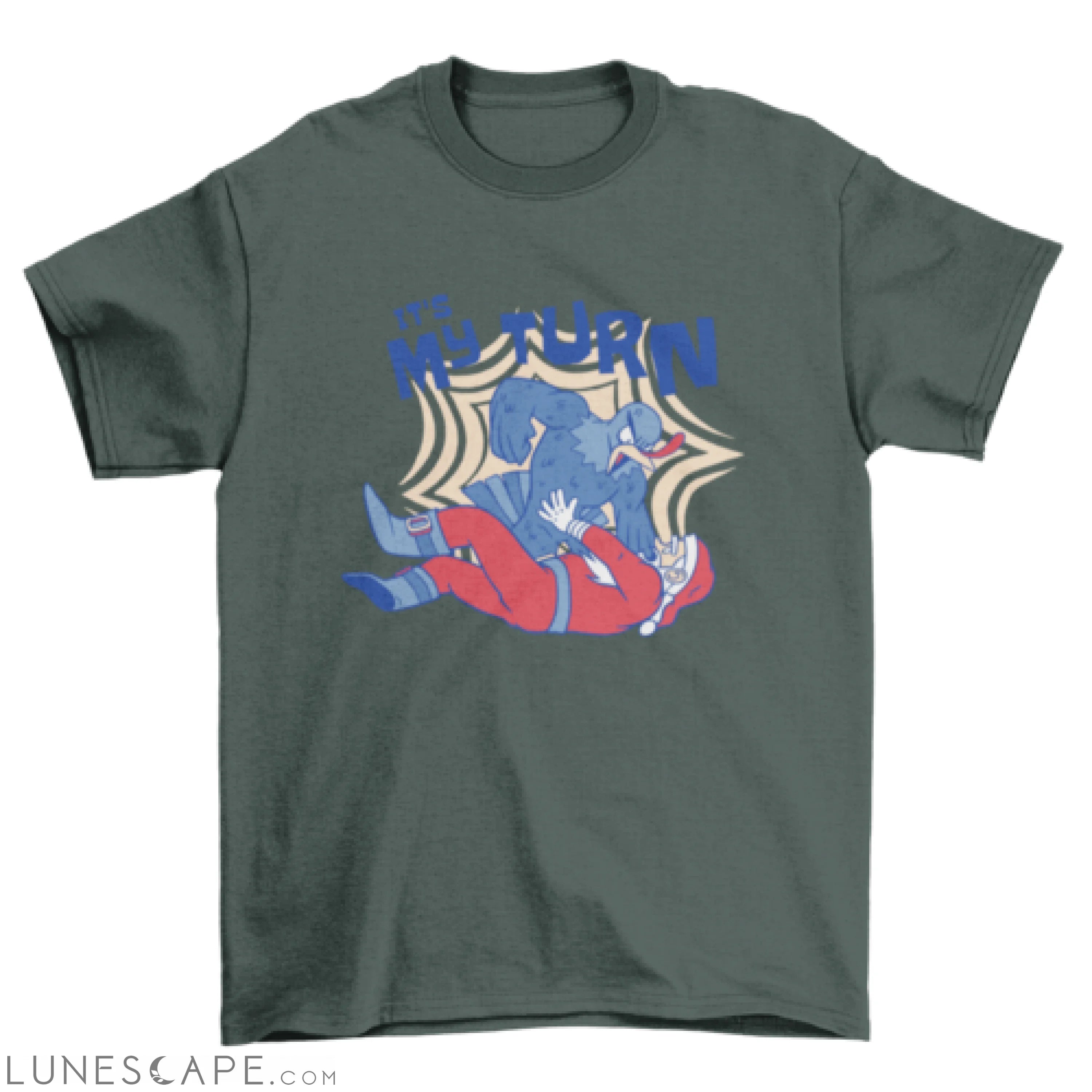 Turkey vs santa t-shirt LUNESCAPE