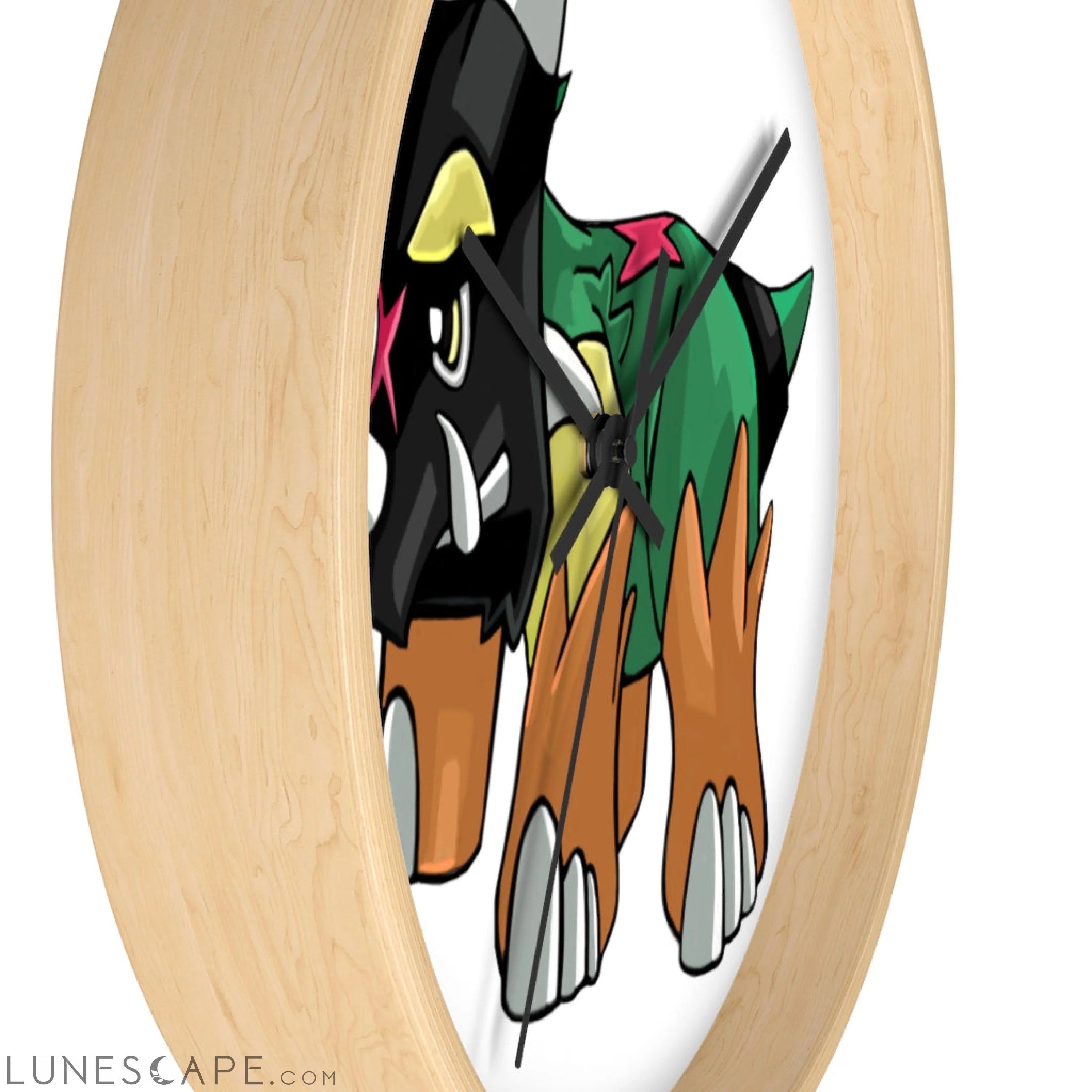 Turroxosaurus Wall clock LUNESCAPE