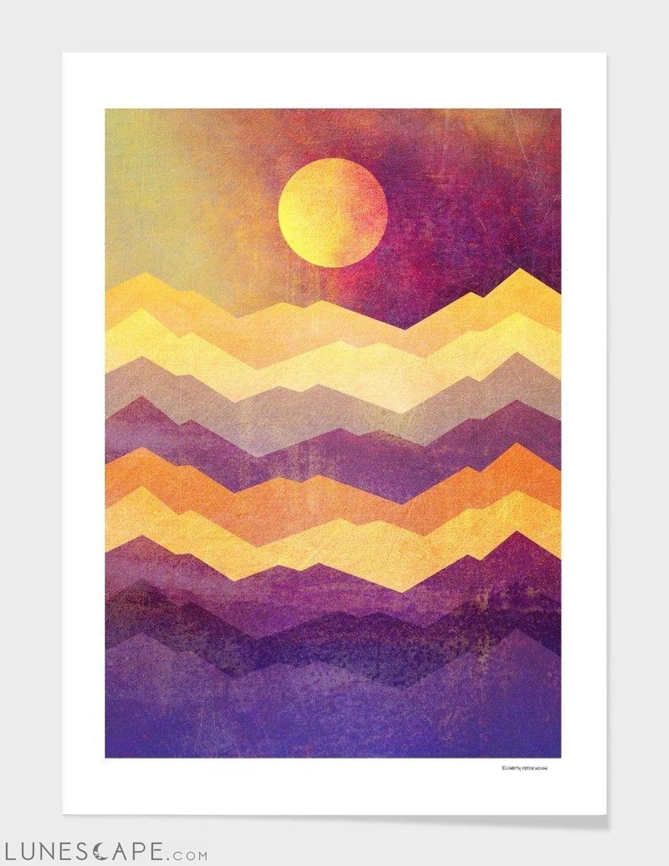Twilight Shadows Framed Print LUNESCAPE
