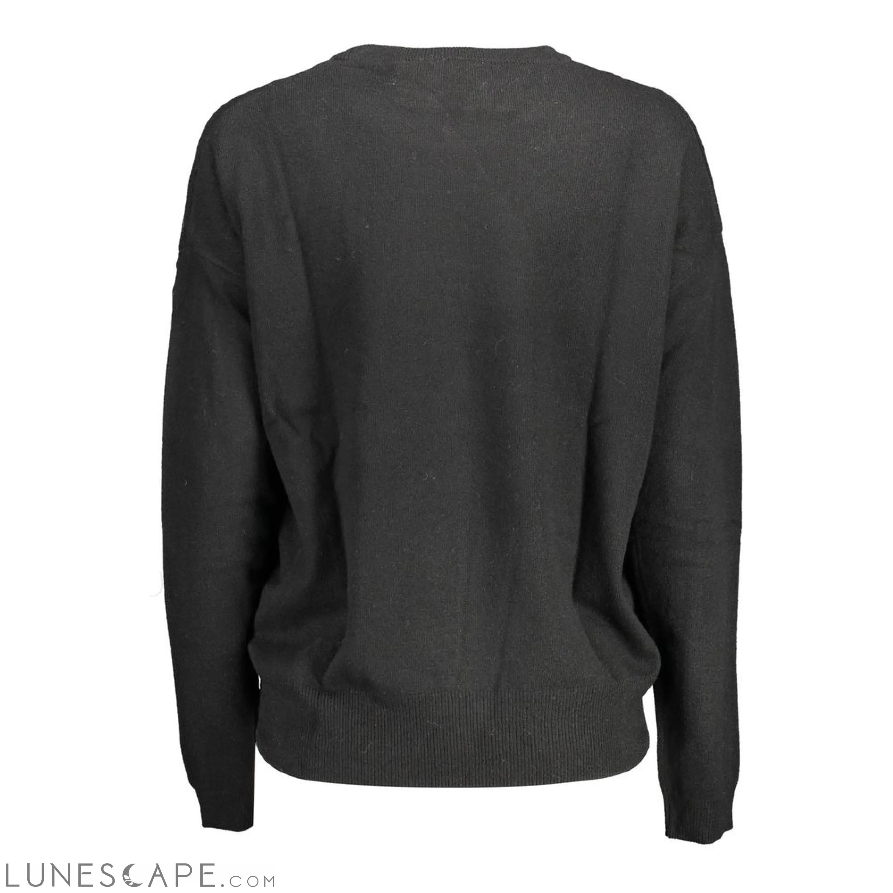 U.S. POLO ASSN. Black Wool Women Sweater LUNESCAPE