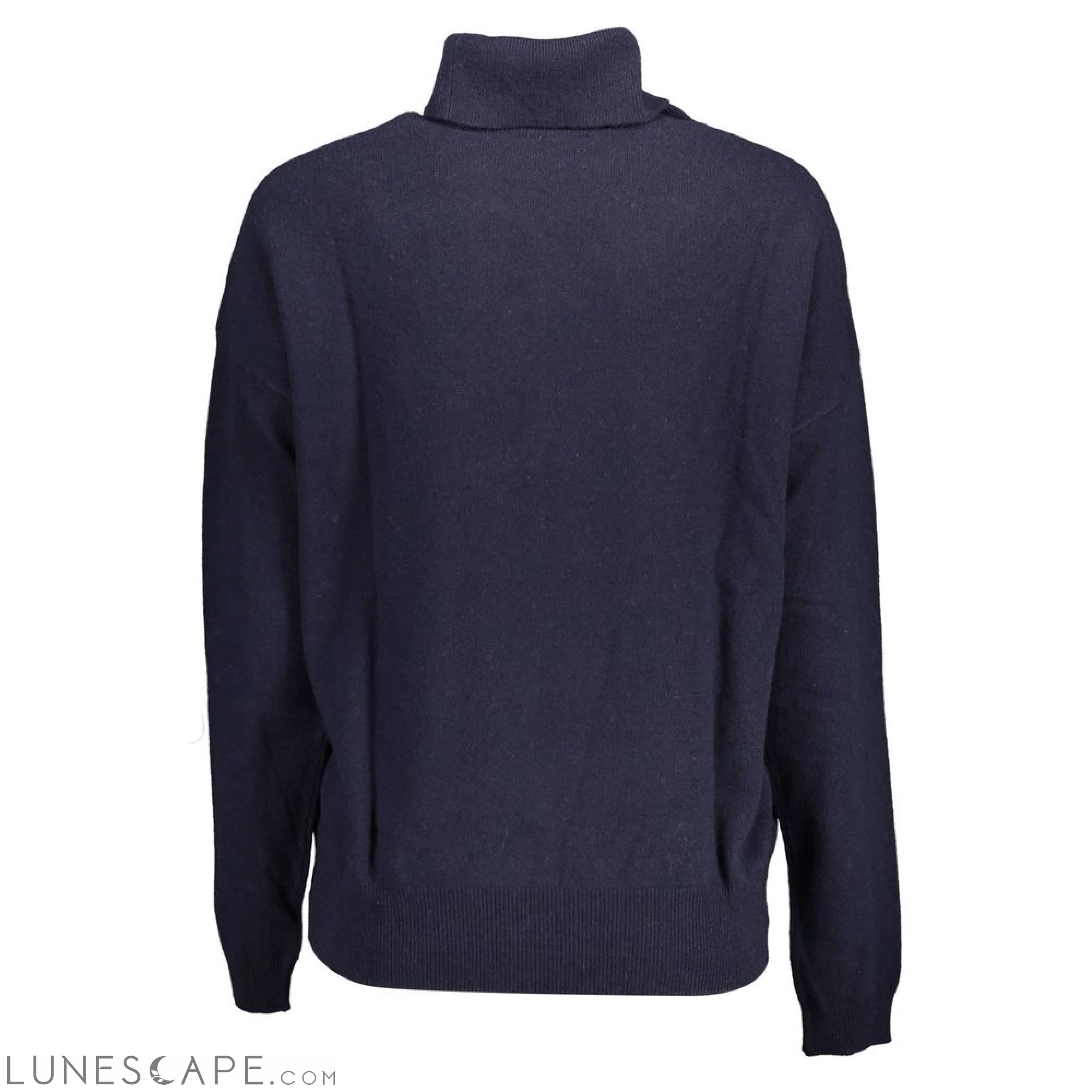 U.S. POLO ASSN. Blue Wool Womens Turtleneck Sweater LUNESCAPE