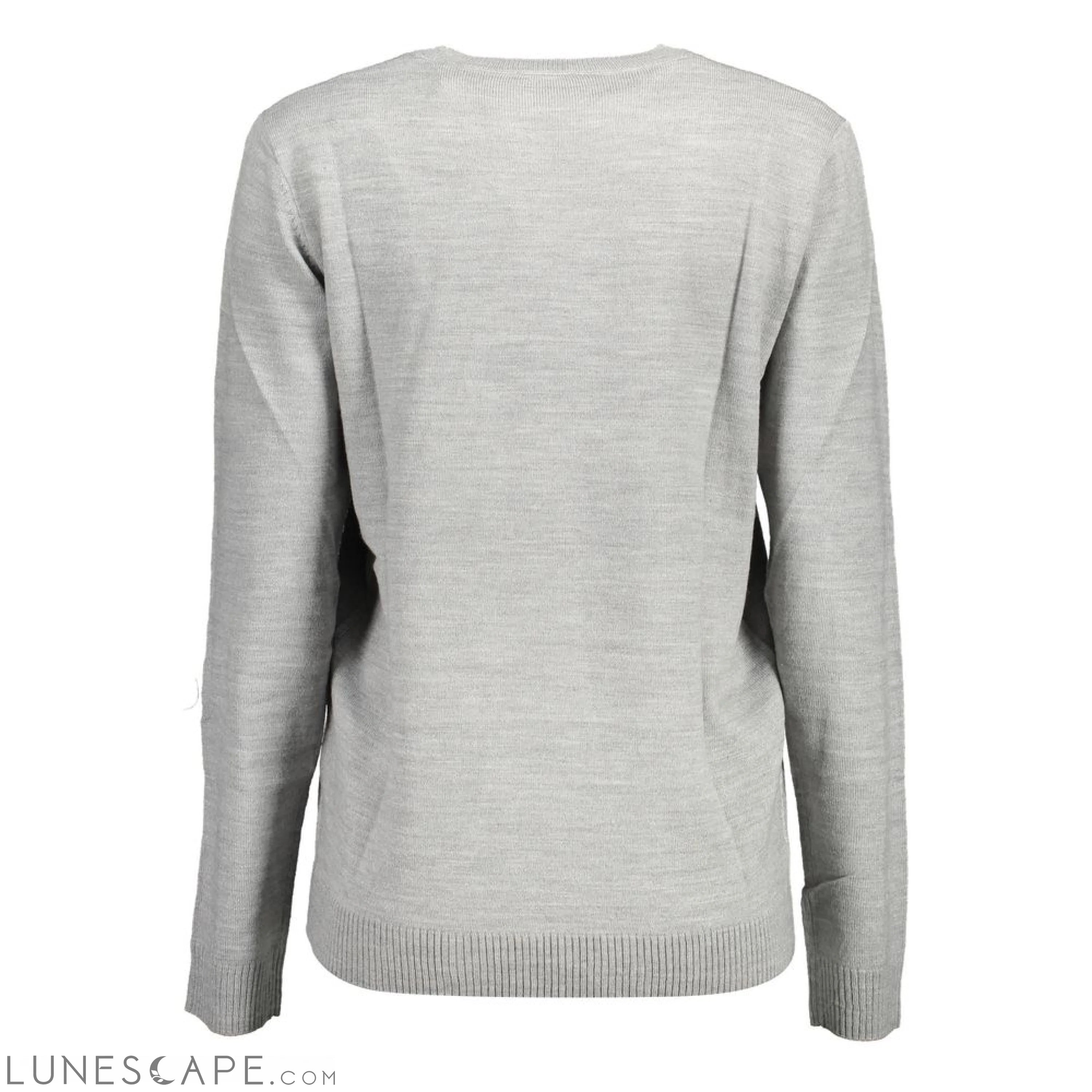 U.S. POLO ASSN. Gray Acrylic Women Sweater LUNESCAPE