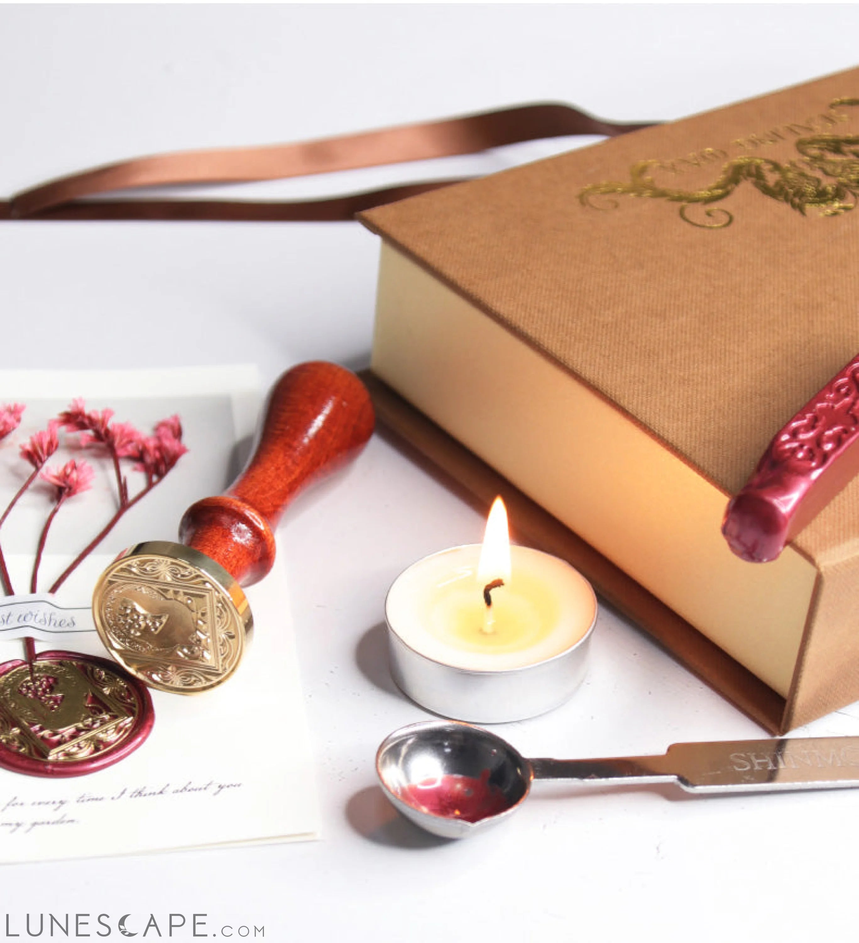 Umbrella Wax Seal Stamp /rainy Wax seal Stamp kit LUNESCAPE