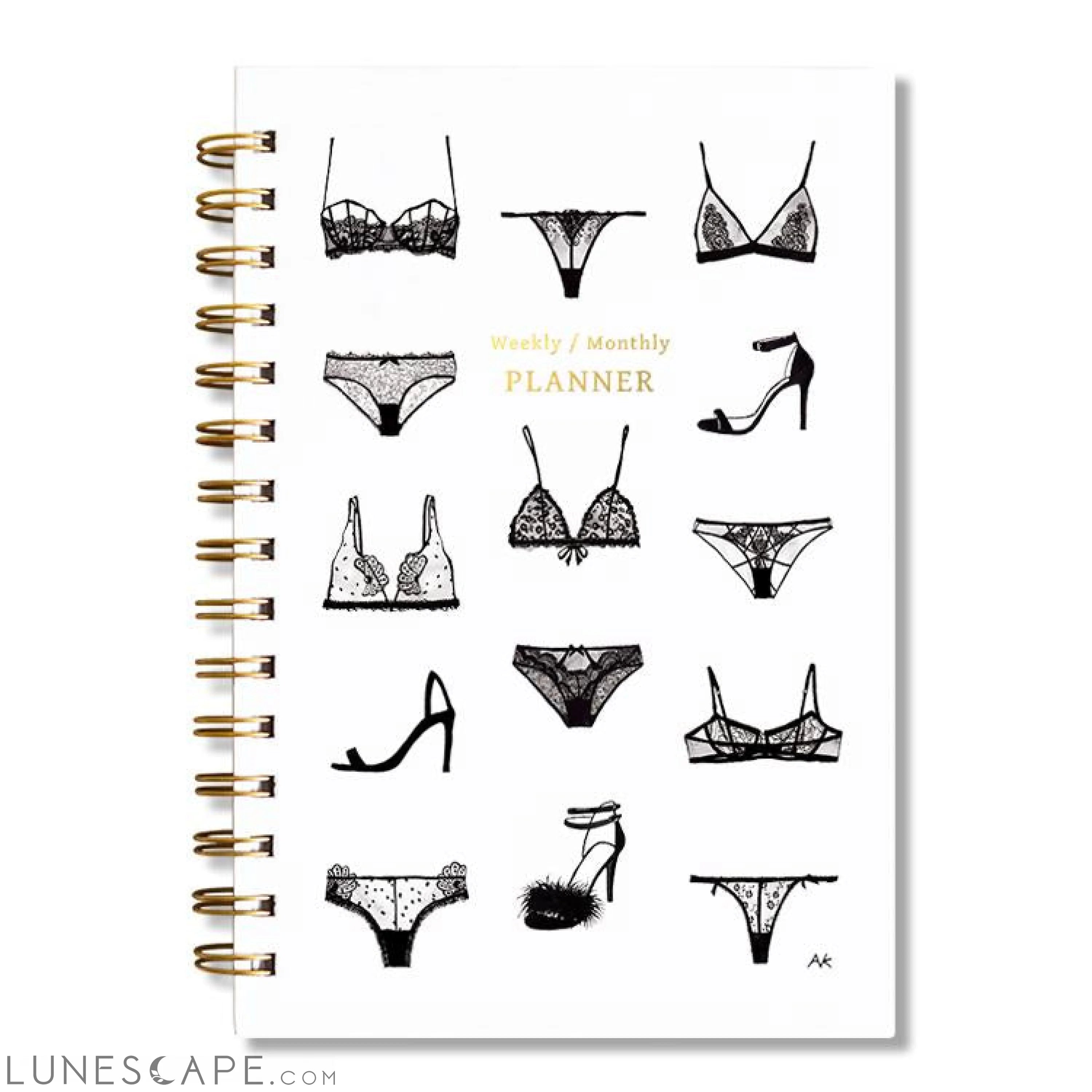 Undated Lingerie Planner LUNESCAPE