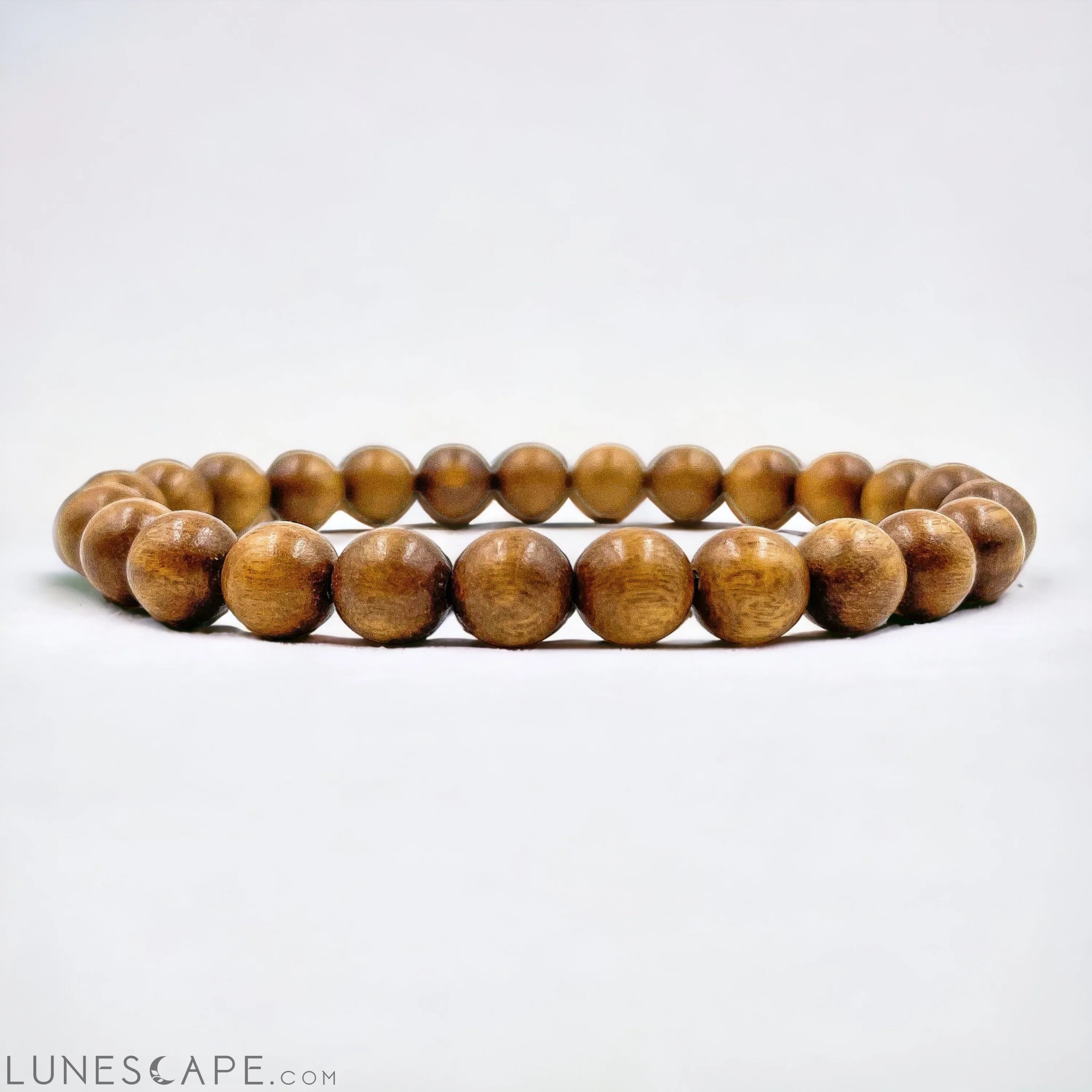 Union - Hickory Wood Mala Beaded Bracelet LUNESCAPE