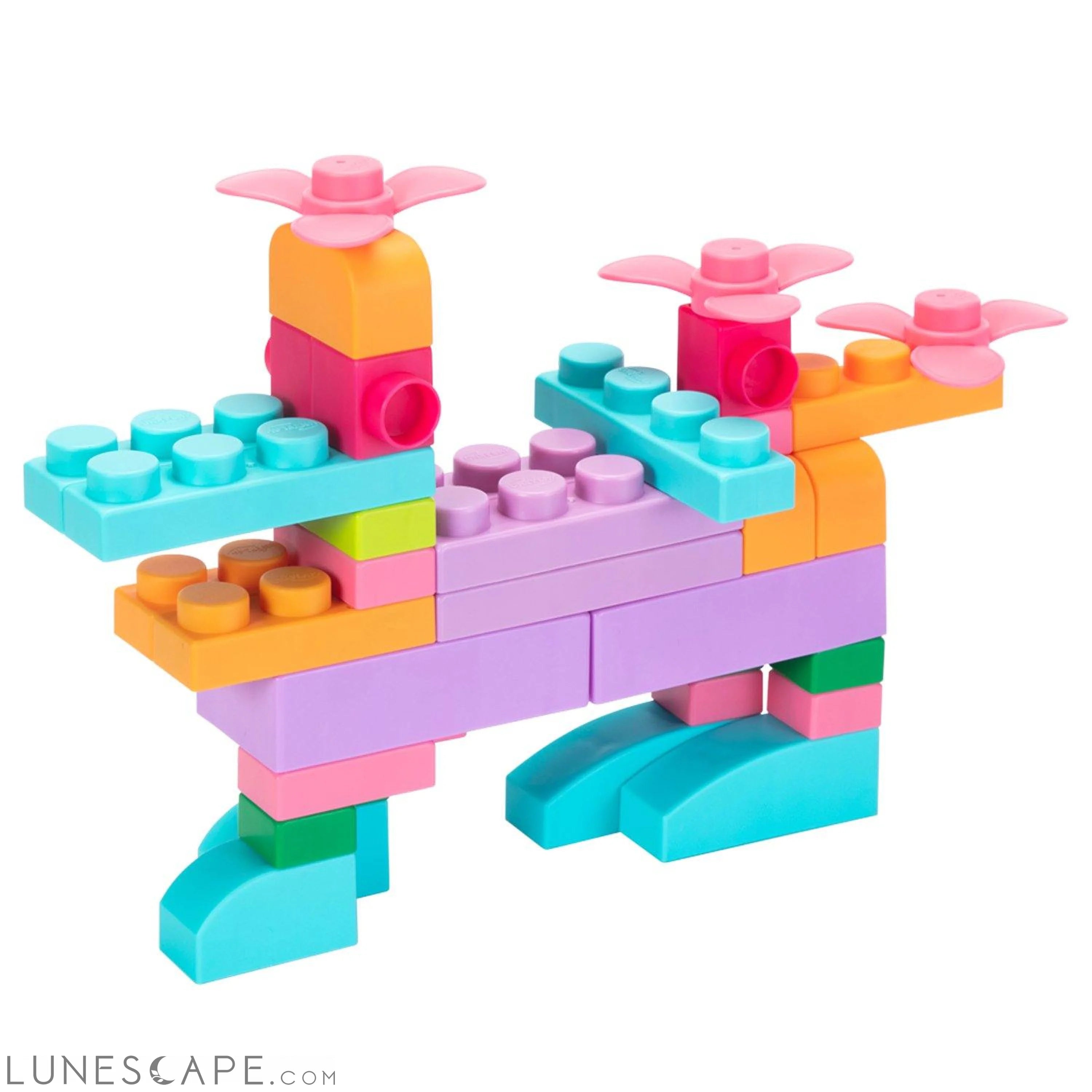 UNiPLAY Soft Building Blocks - 80 Pcs Pastel LUNESCAPE