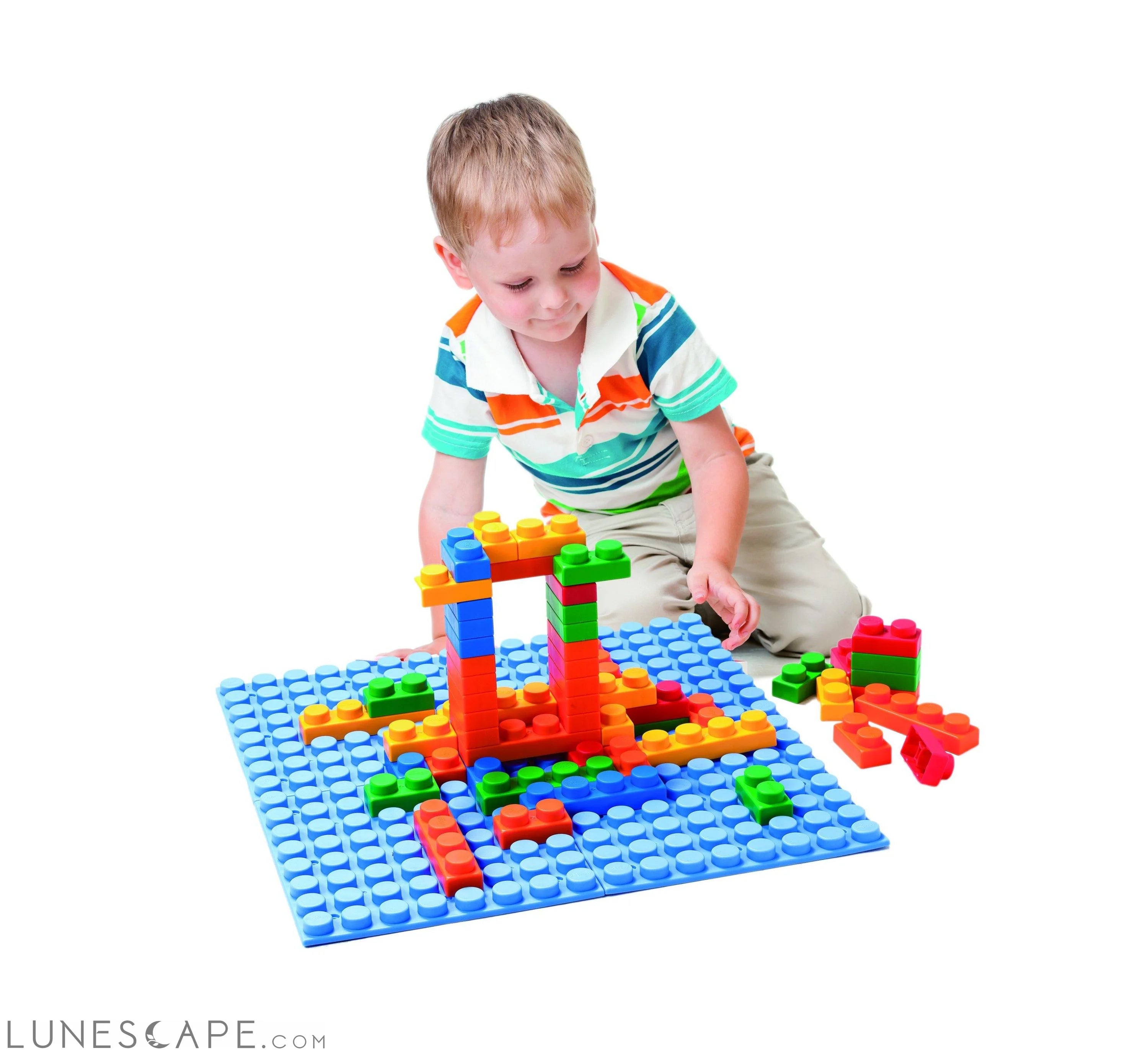 UNiPLAY Soft Building Blocks Platform - 4 Pcs. LUNESCAPE