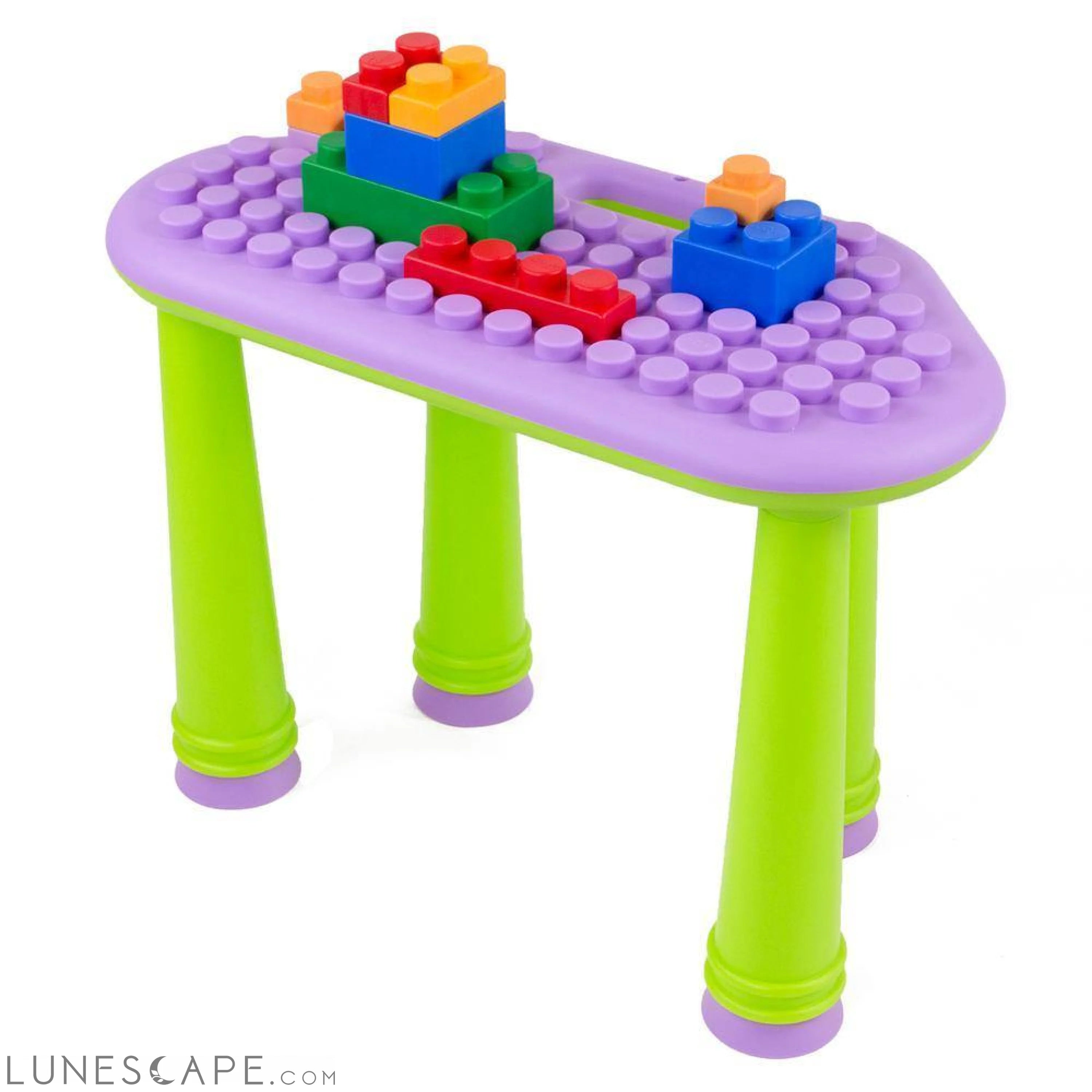 UNiPLAY Soft Building Blocks Table UNiPetal - Yellow LUNESCAPE