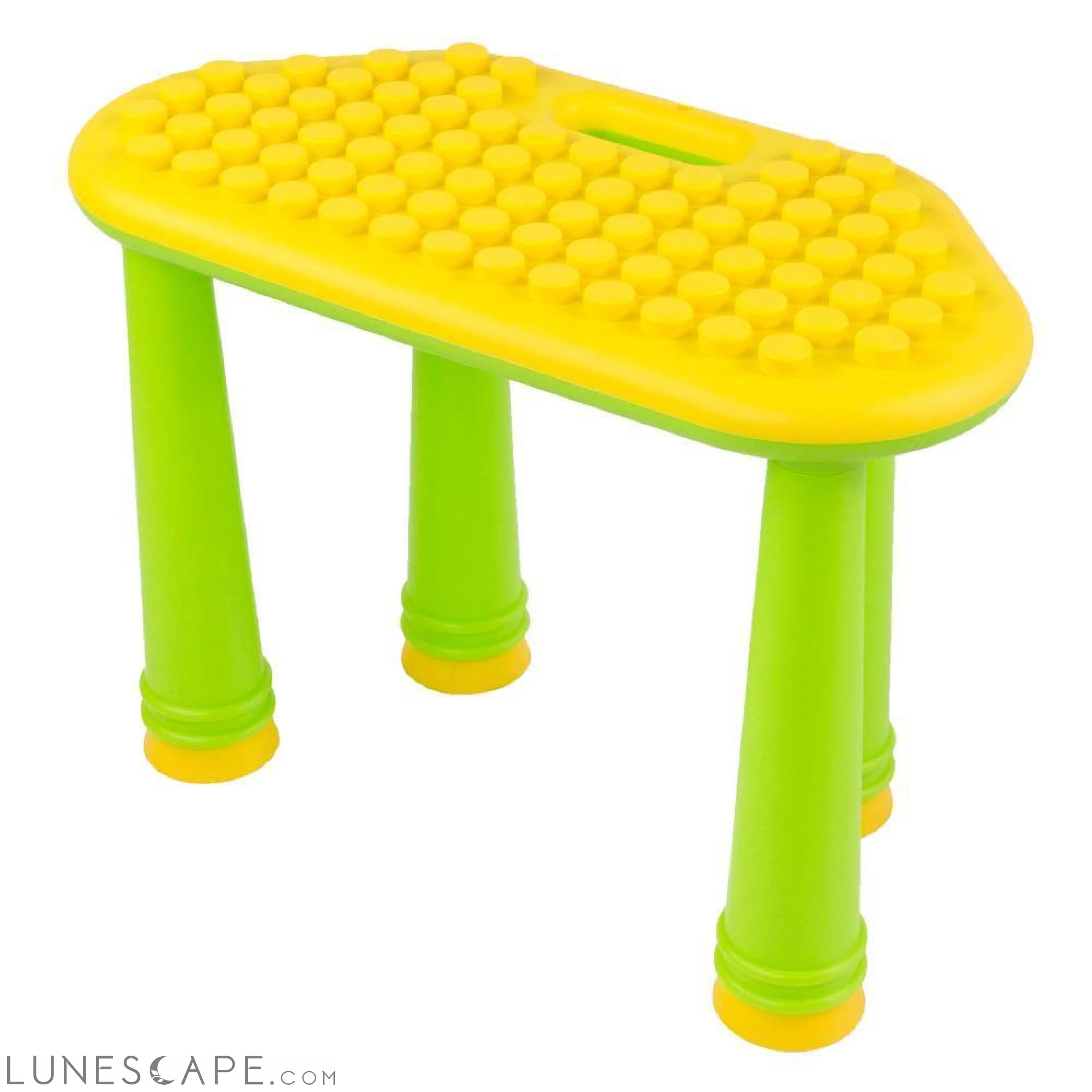 UNiPLAY Soft Building Blocks Table UNiPetal - Yellow LUNESCAPE