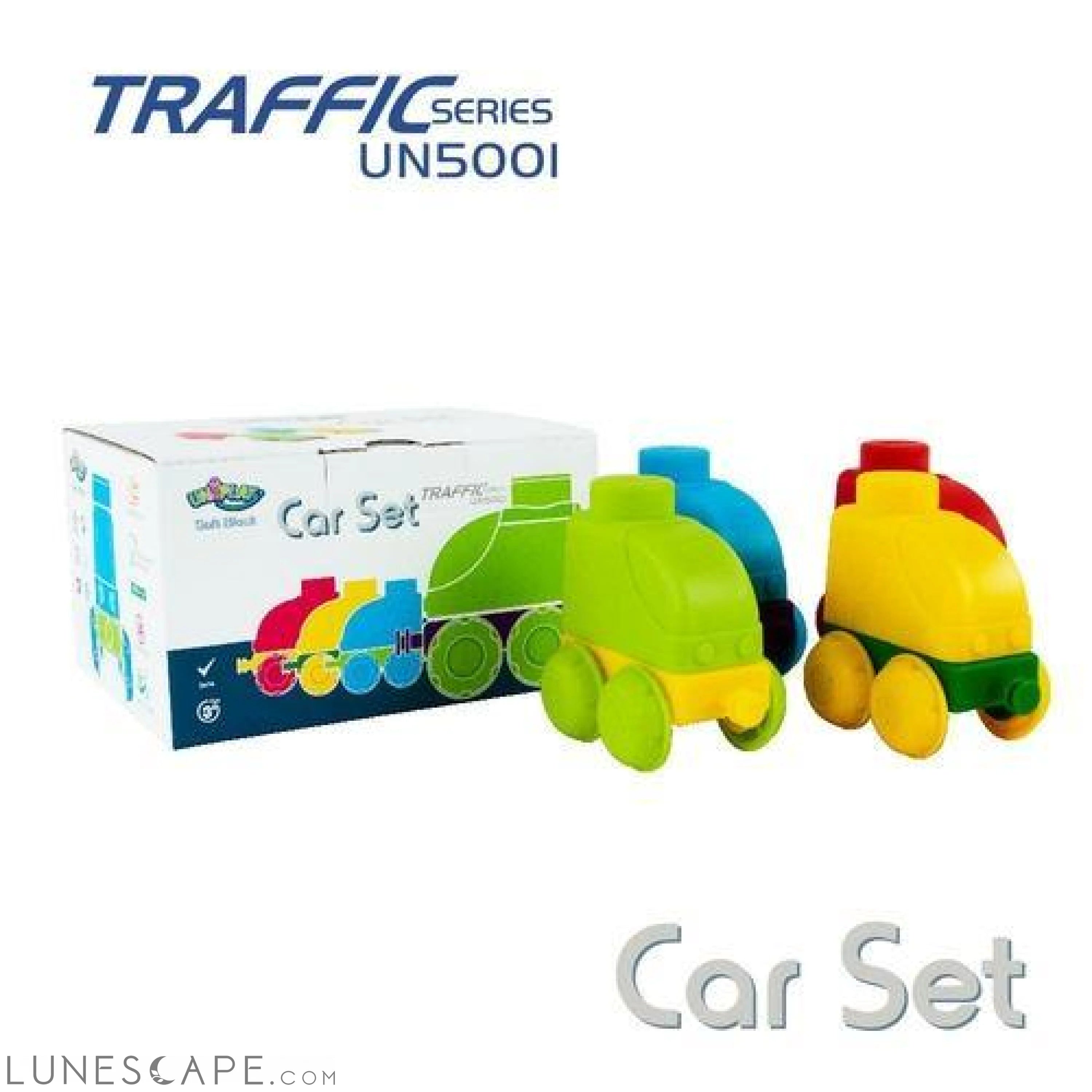 Uniplay Soft Building Blocks - Traffic Series LUNESCAPE