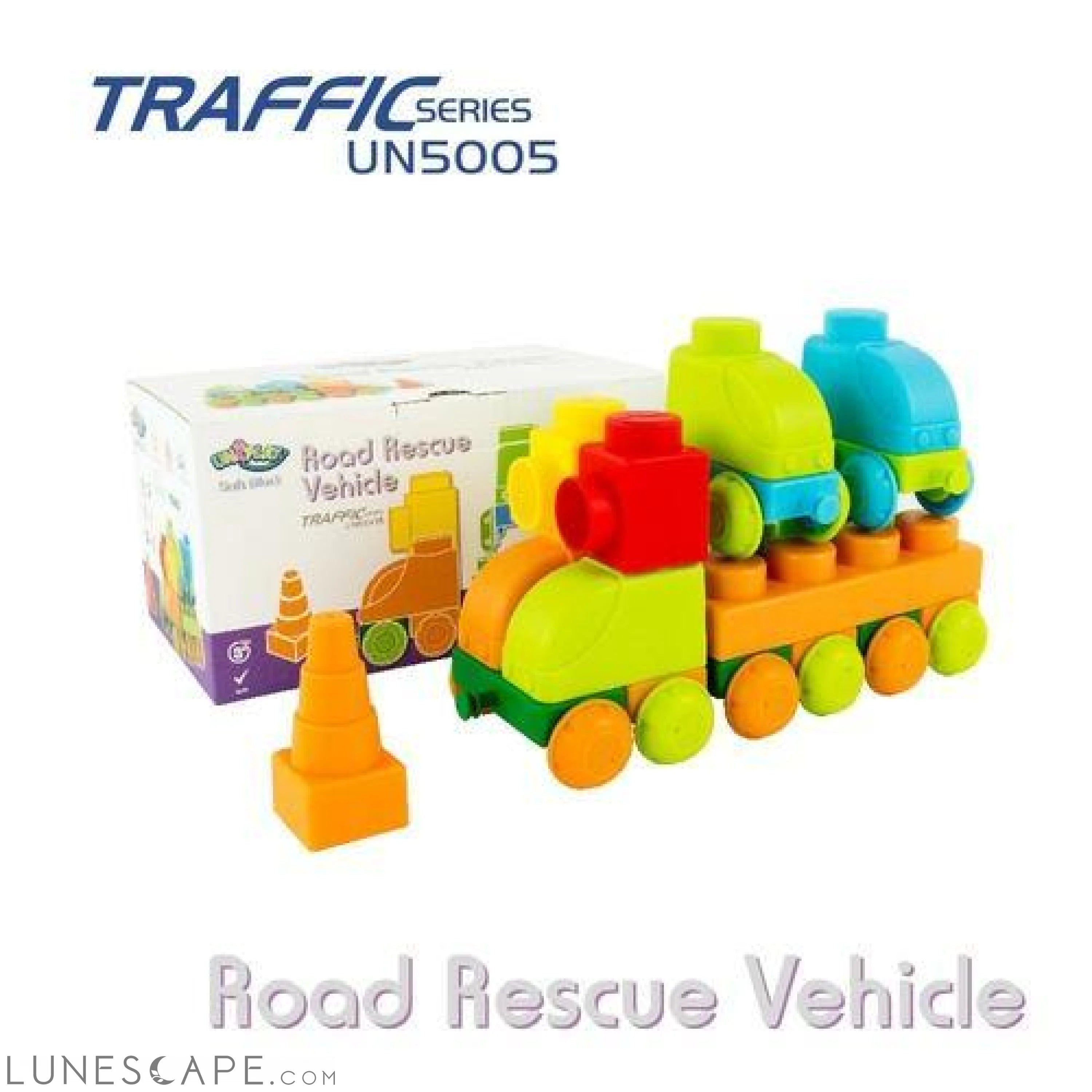 Uniplay Soft Building Blocks - Traffic Series LUNESCAPE