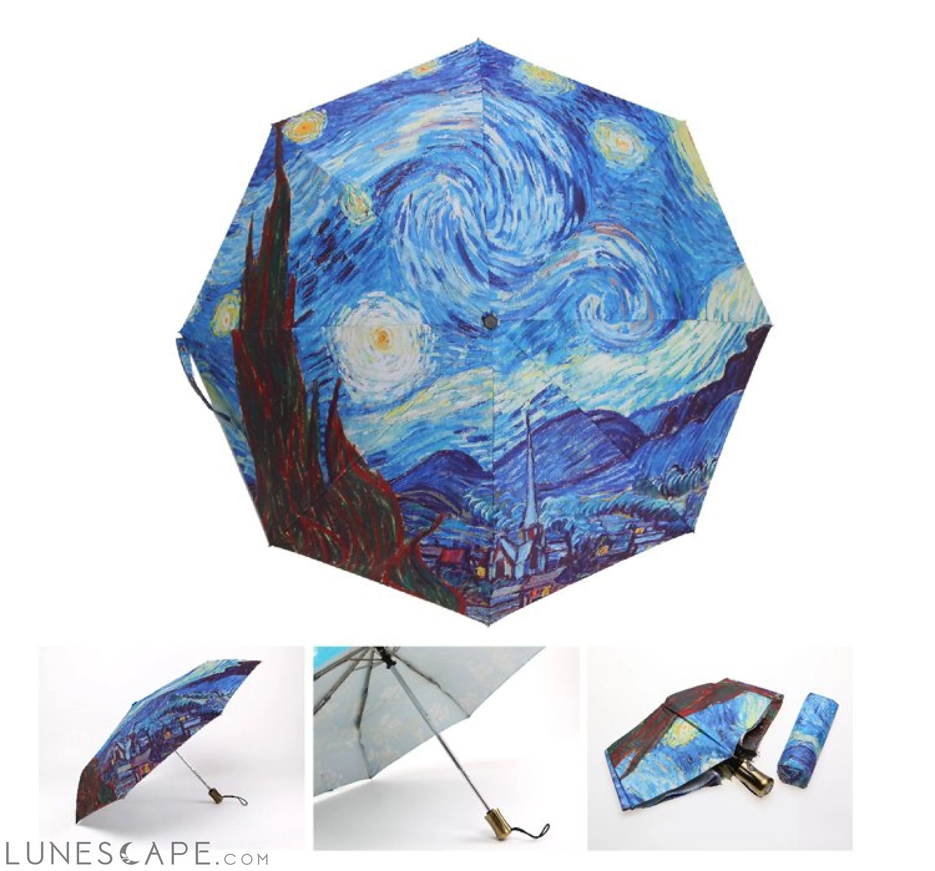 Van Gogh Starry Night Umbrella LUNESCAPE