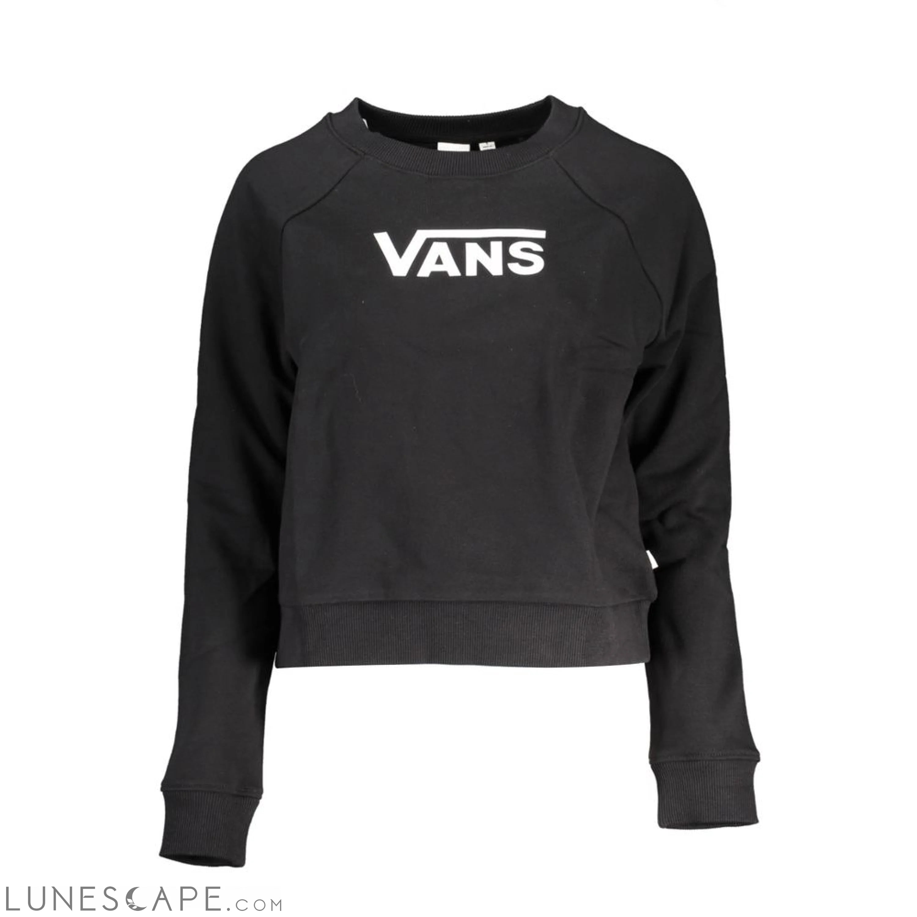 Vans Black Cotton Women Sweater LUNESCAPE