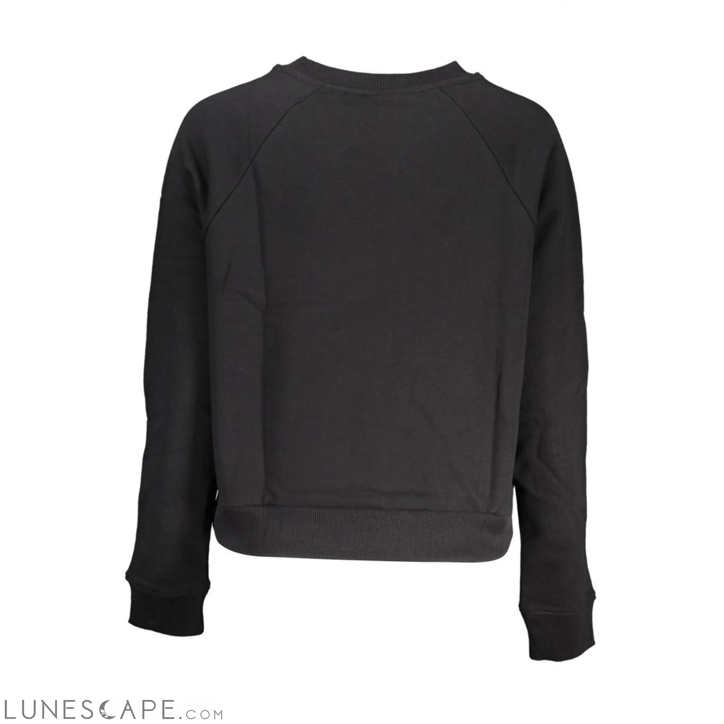 Vans Black Cotton Women Sweater LUNESCAPE