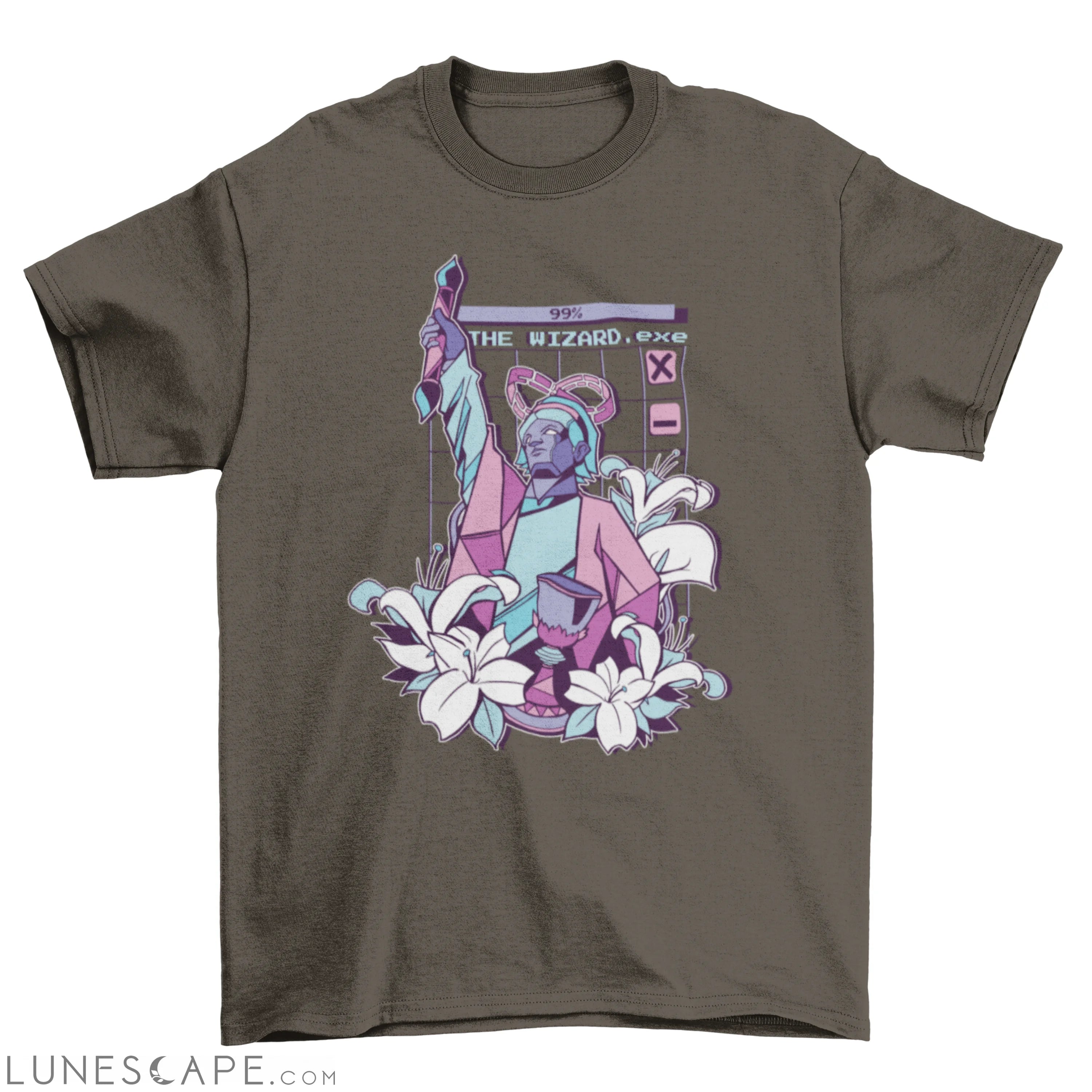 Vaporwave wizard t-shirt LUNESCAPE