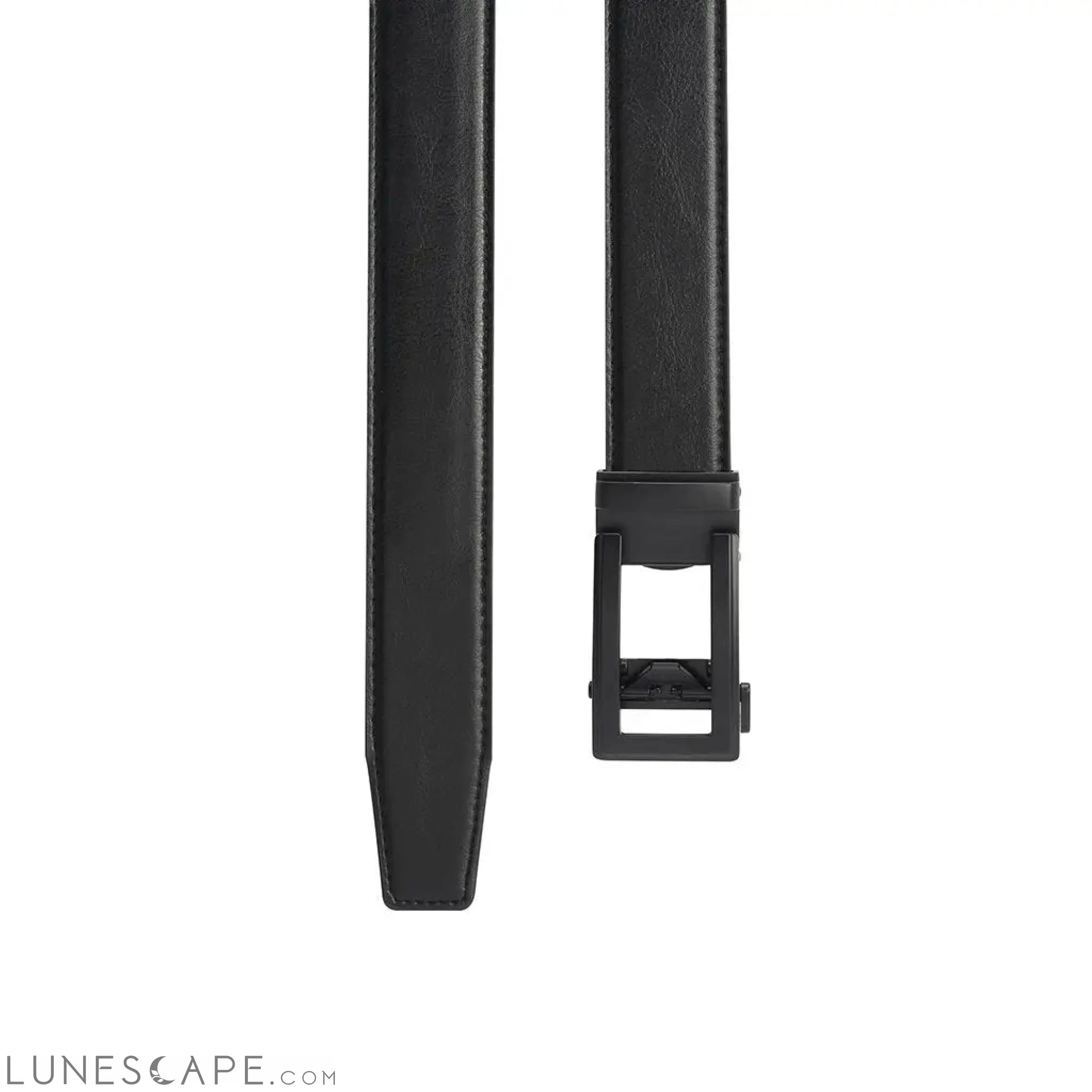 Vegan Patent Leather Belt - Matte Black or Silver LUNESCAPE