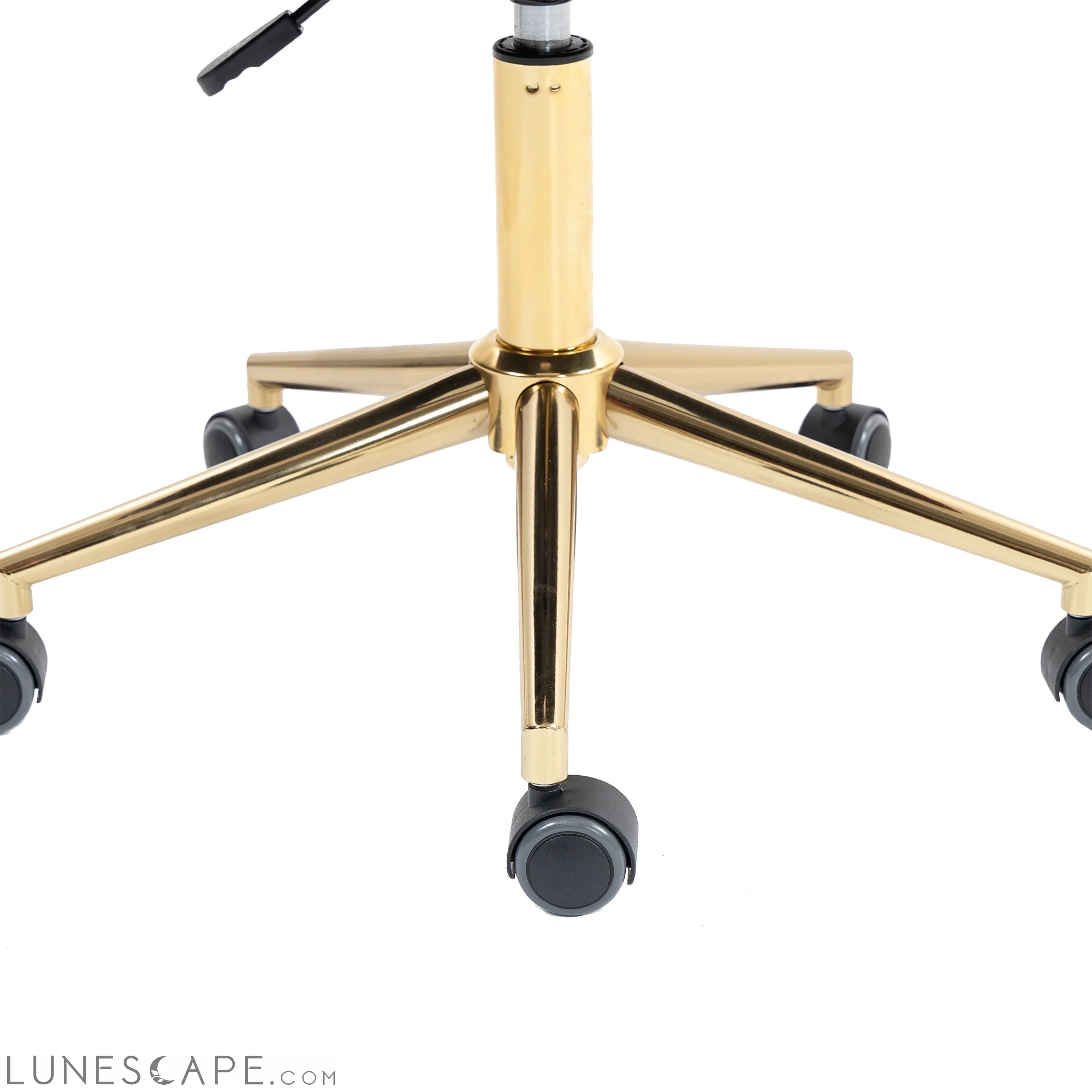 Velvet Home Office Desk Chair, Modern Cute Computer Chair, Wheels LUNESCAPE