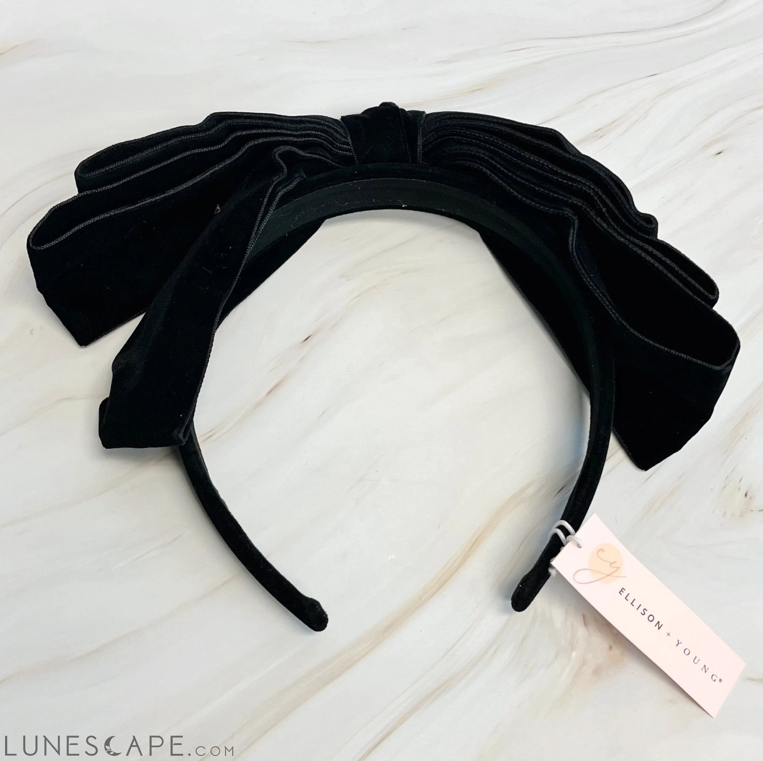 Velvet Trifold Artisan Headband LUNESCAPE