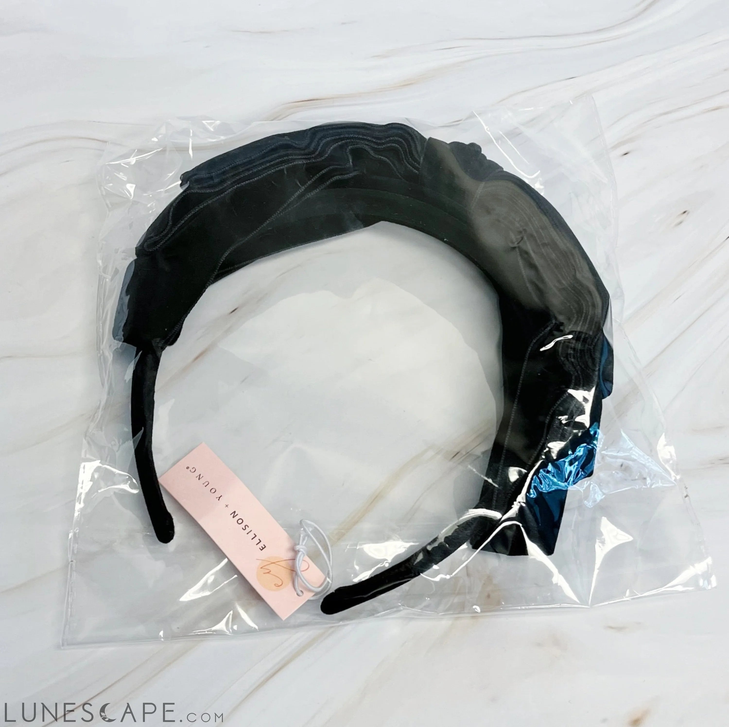 Velvet Trifold Artisan Headband LUNESCAPE
