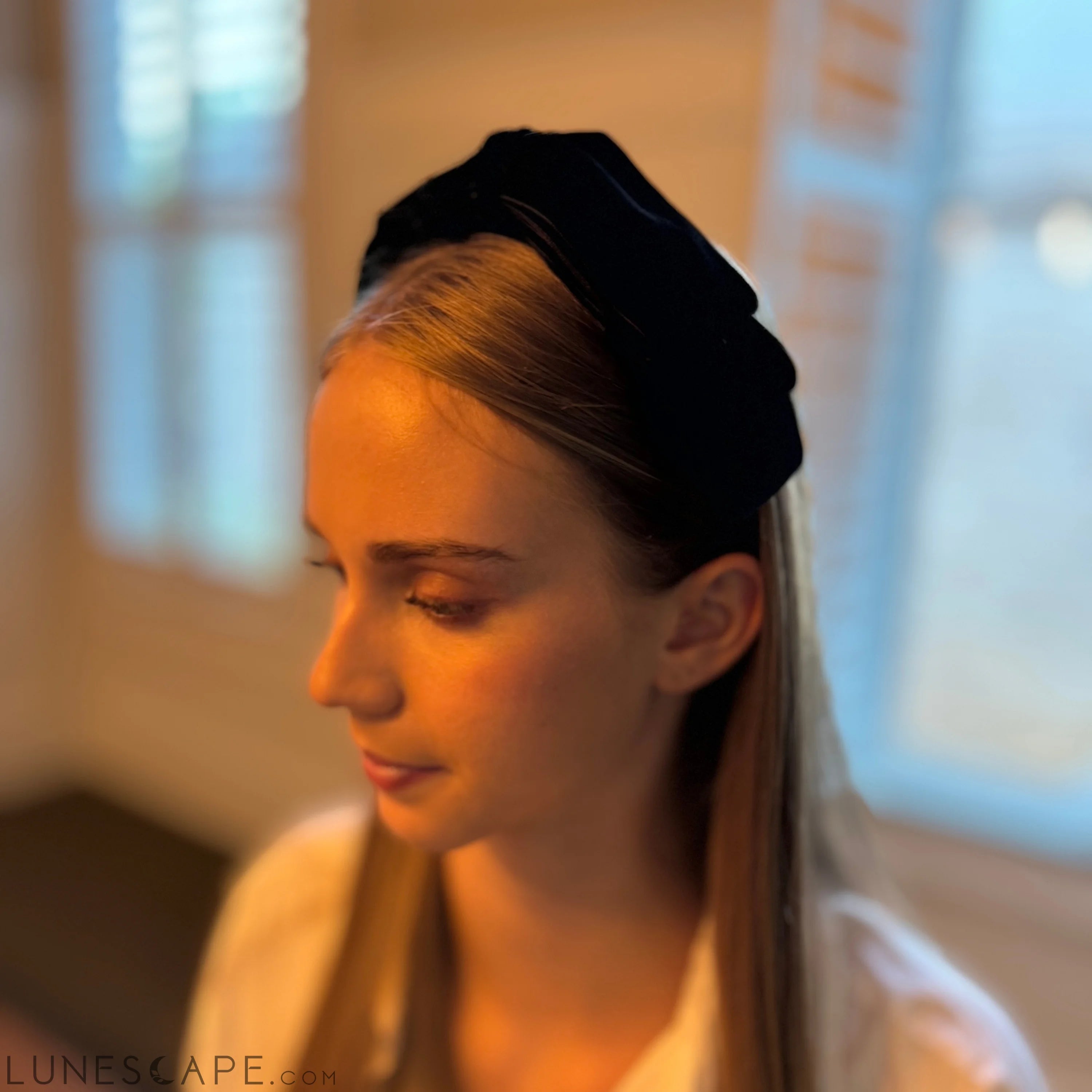 Velvet Trifold Artisan Headband LUNESCAPE