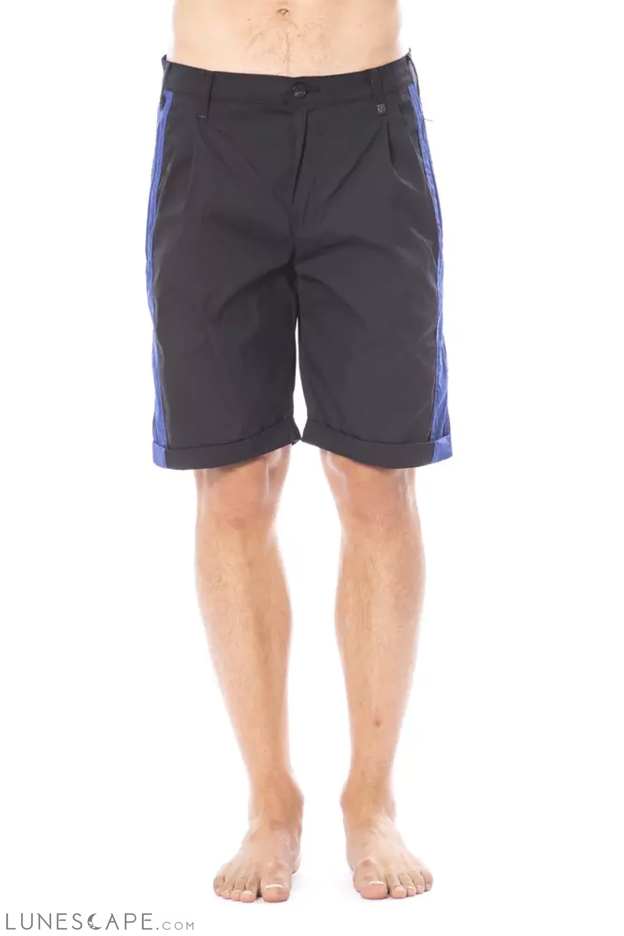 Verri Black Cotton Men's Short LUNESCAPE