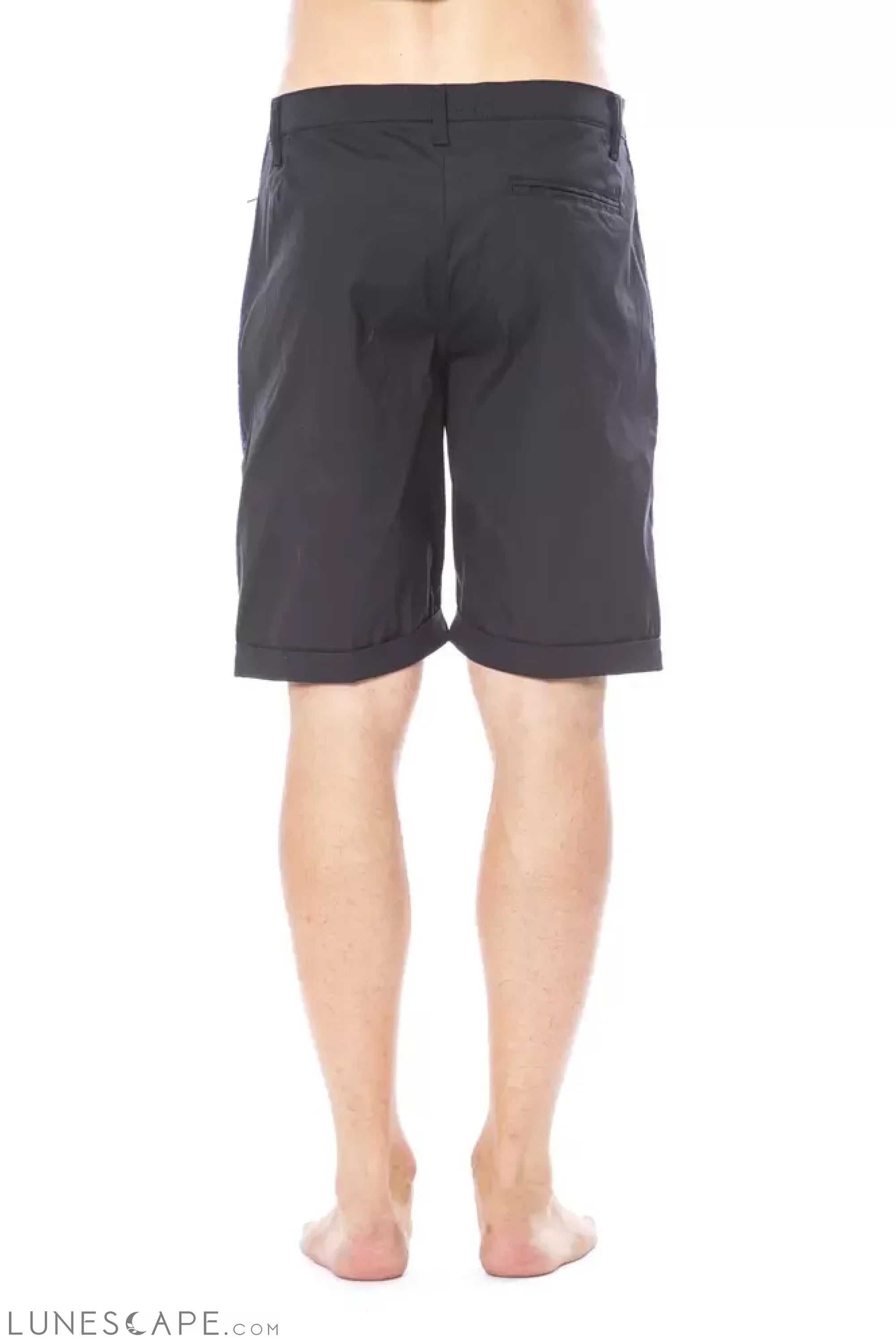 Verri Black Cotton Men's Short LUNESCAPE