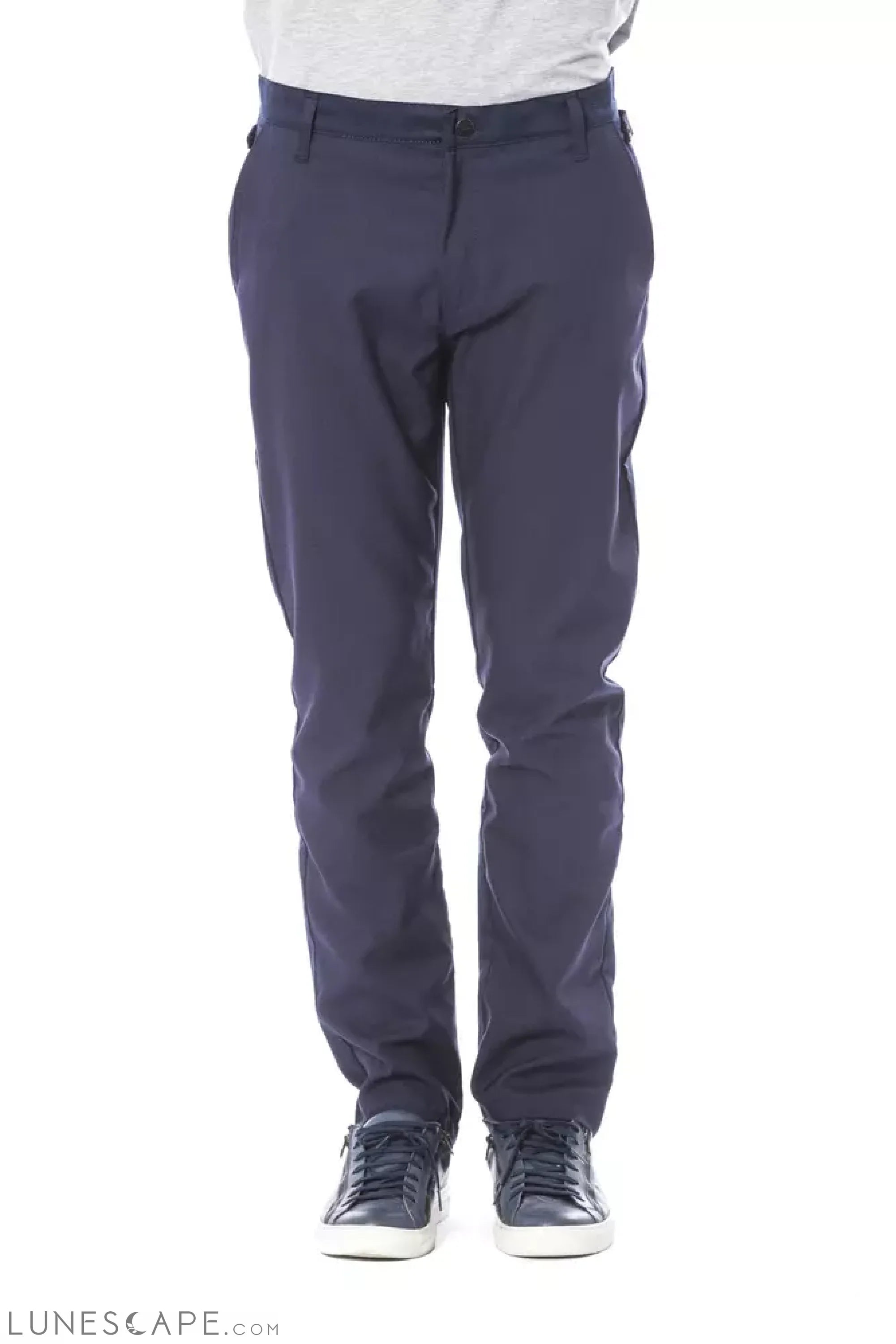 Verri Blue Polyester Men Pant LUNESCAPE