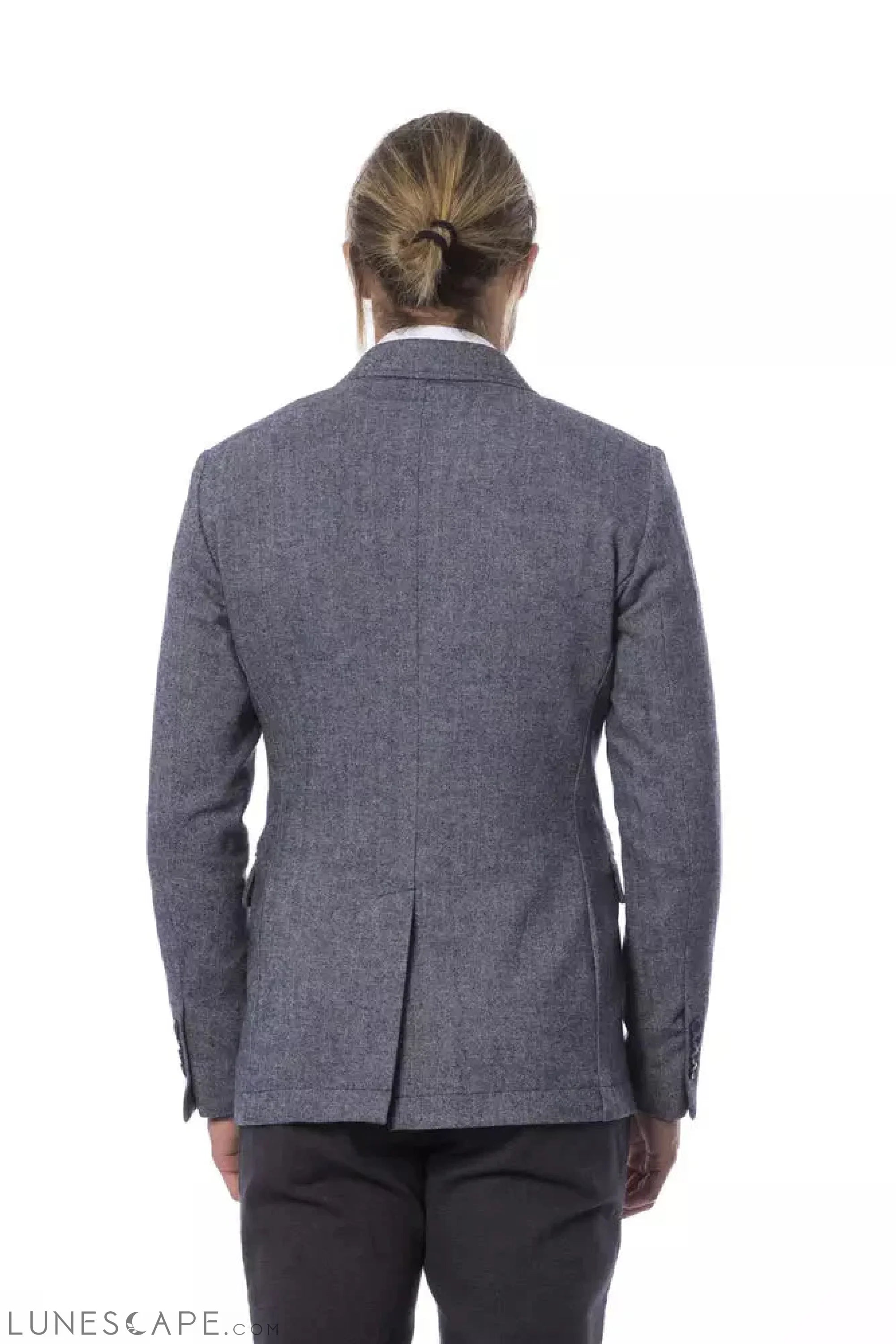 Verri Blue Wool Men Blazer LUNESCAPE