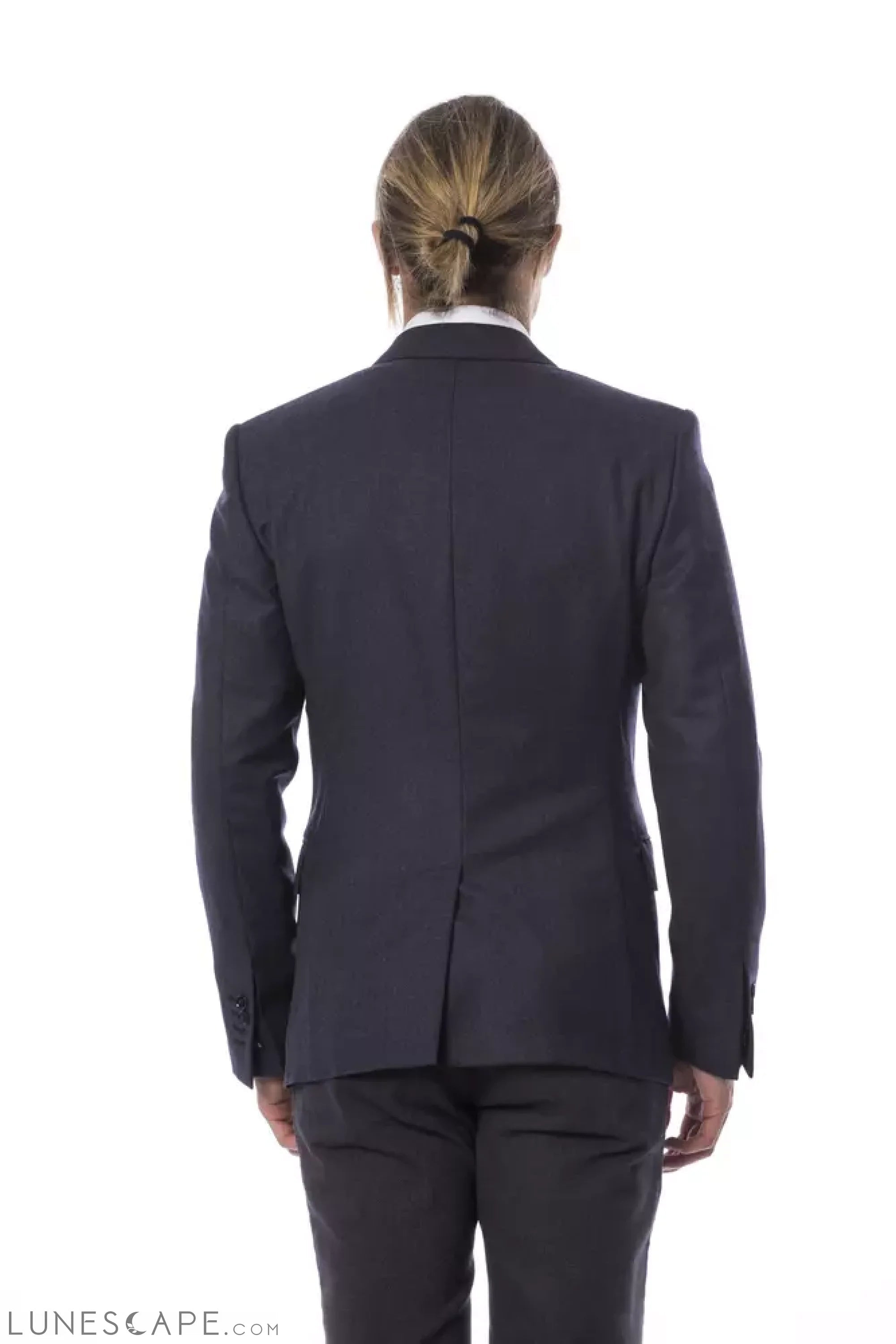 Verri Blue Wool Men's Blazer LUNESCAPE